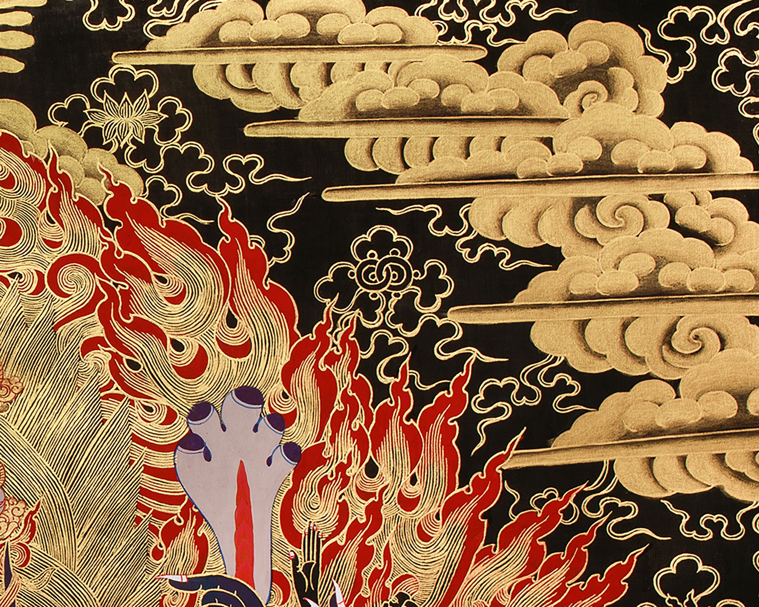 Destroyer of Death, Yamantaka in Golden Splendor | Majestic Vanquisher