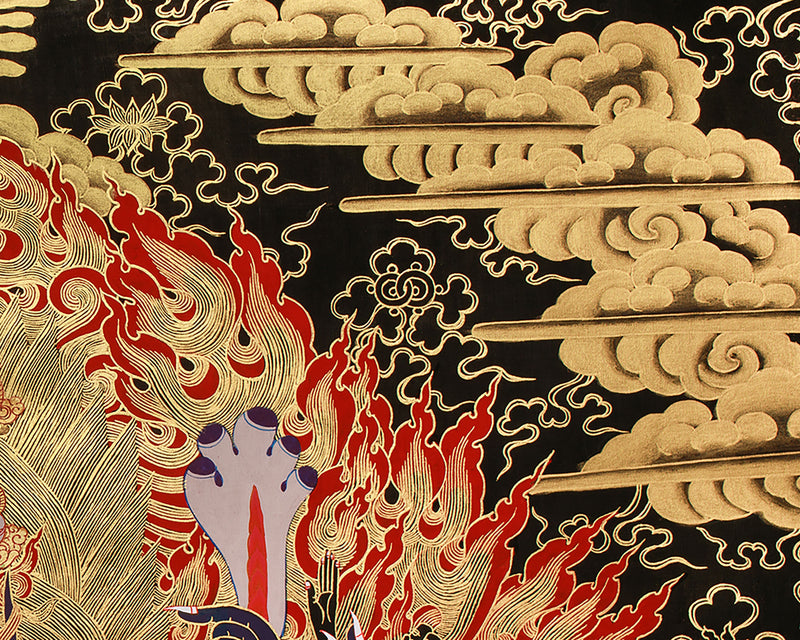 Destroyer of Death, Yamantaka in Golden Splendor | Majestic Vanquisher