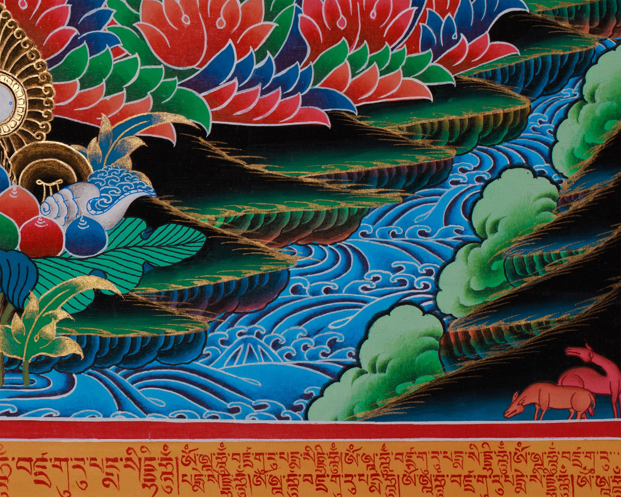 Guru Tsokye Dorje Artwork | Lotus Deity of Vajrayana | Power, Compassion and Wisdom