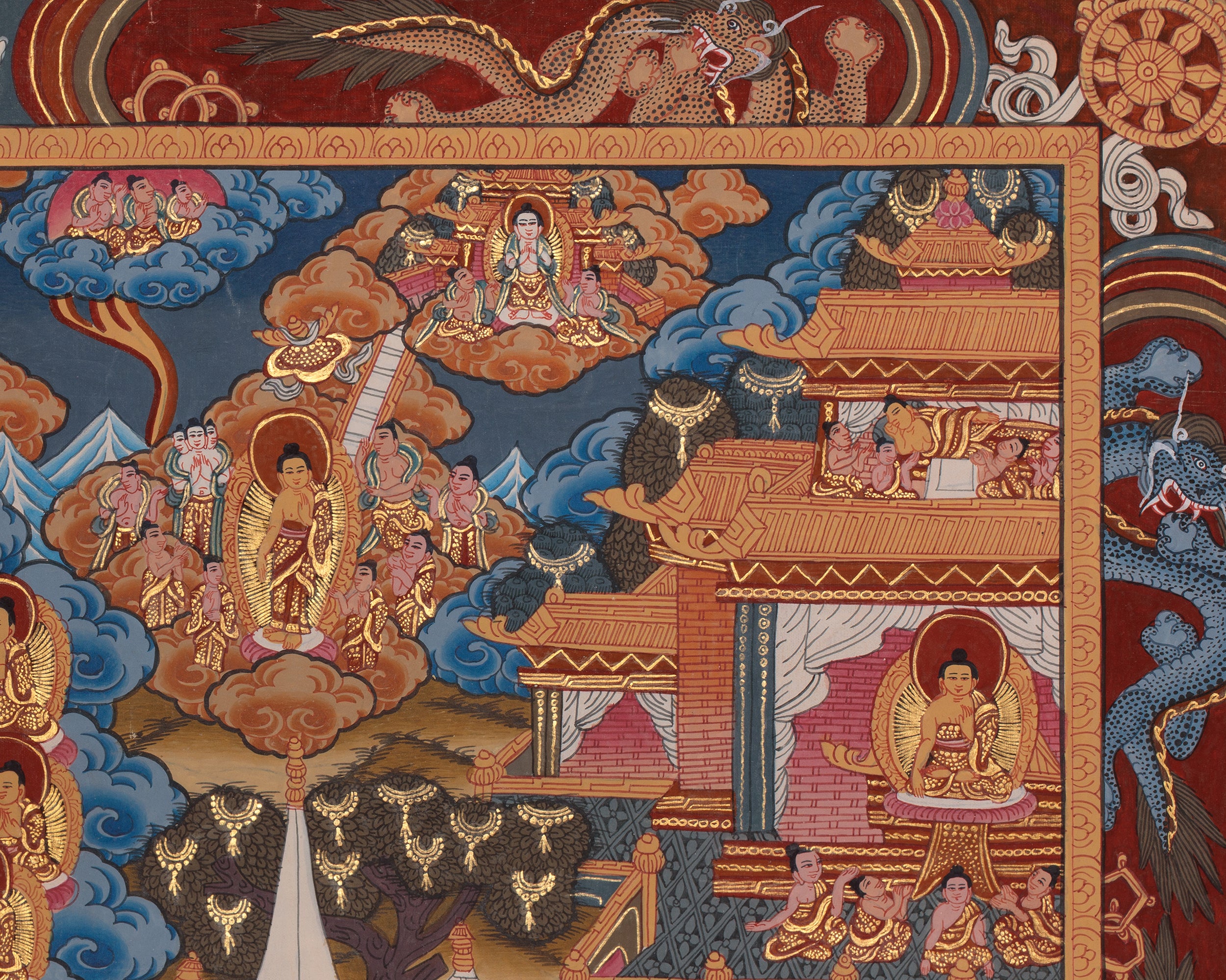 Buddha Mandala Himalayan Artwork | Wisdom and Awakening