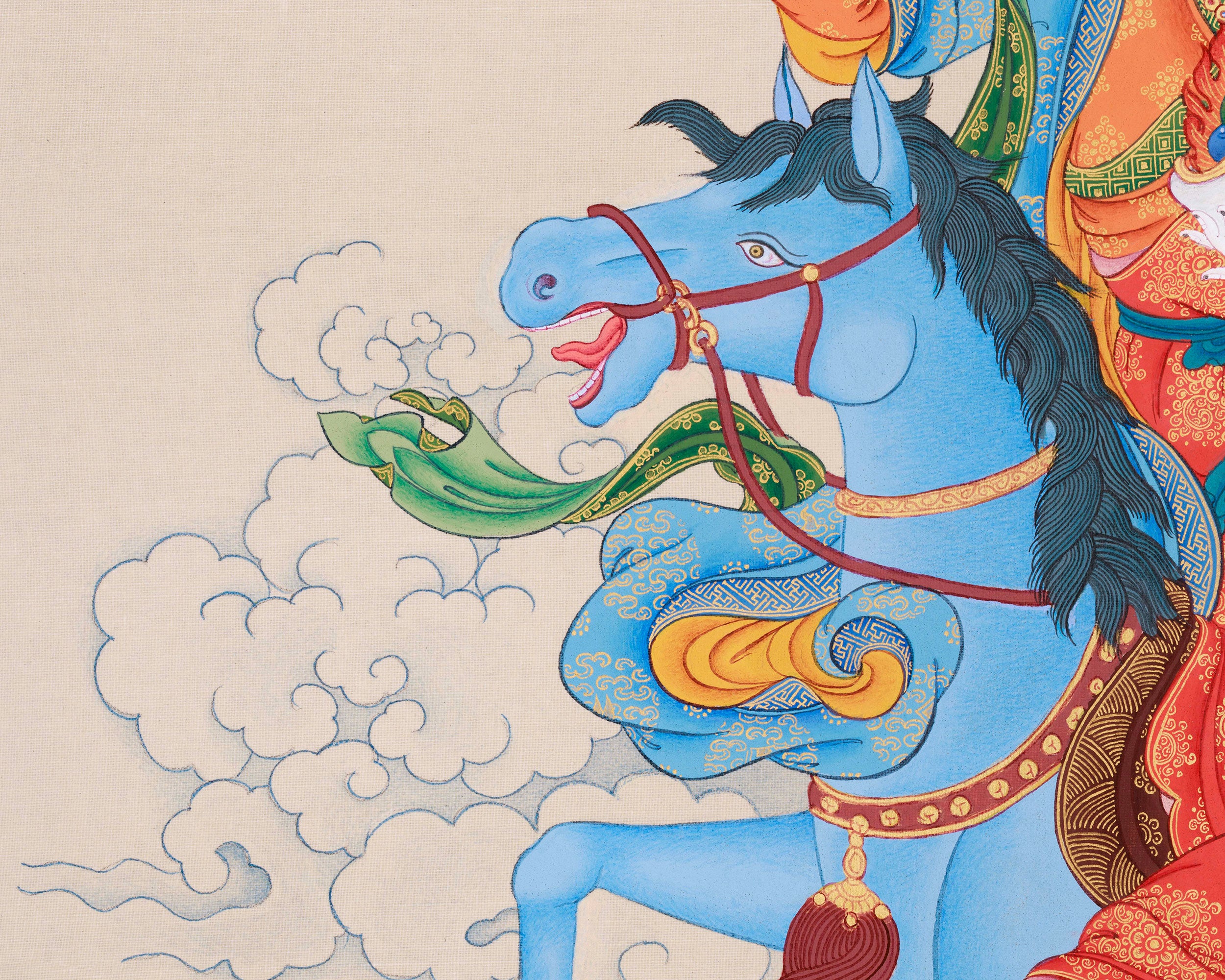 Dakini Achi Chokyi Drolma Thangka | The Founder of Drikung Kagyu