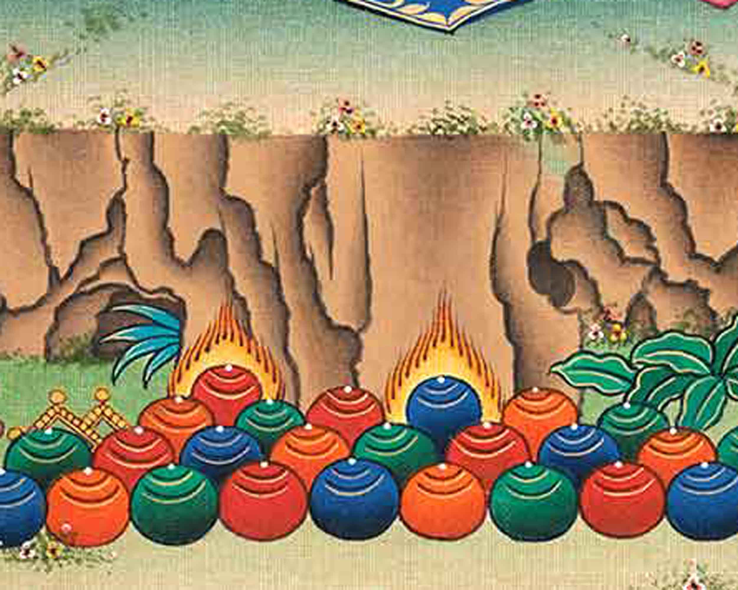 Vajrapani Buddhism | Himalayan wall decor
