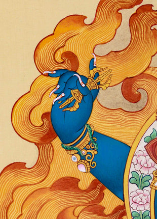 Feirce Power, Wrathful Compassion Vajrapani Thangka