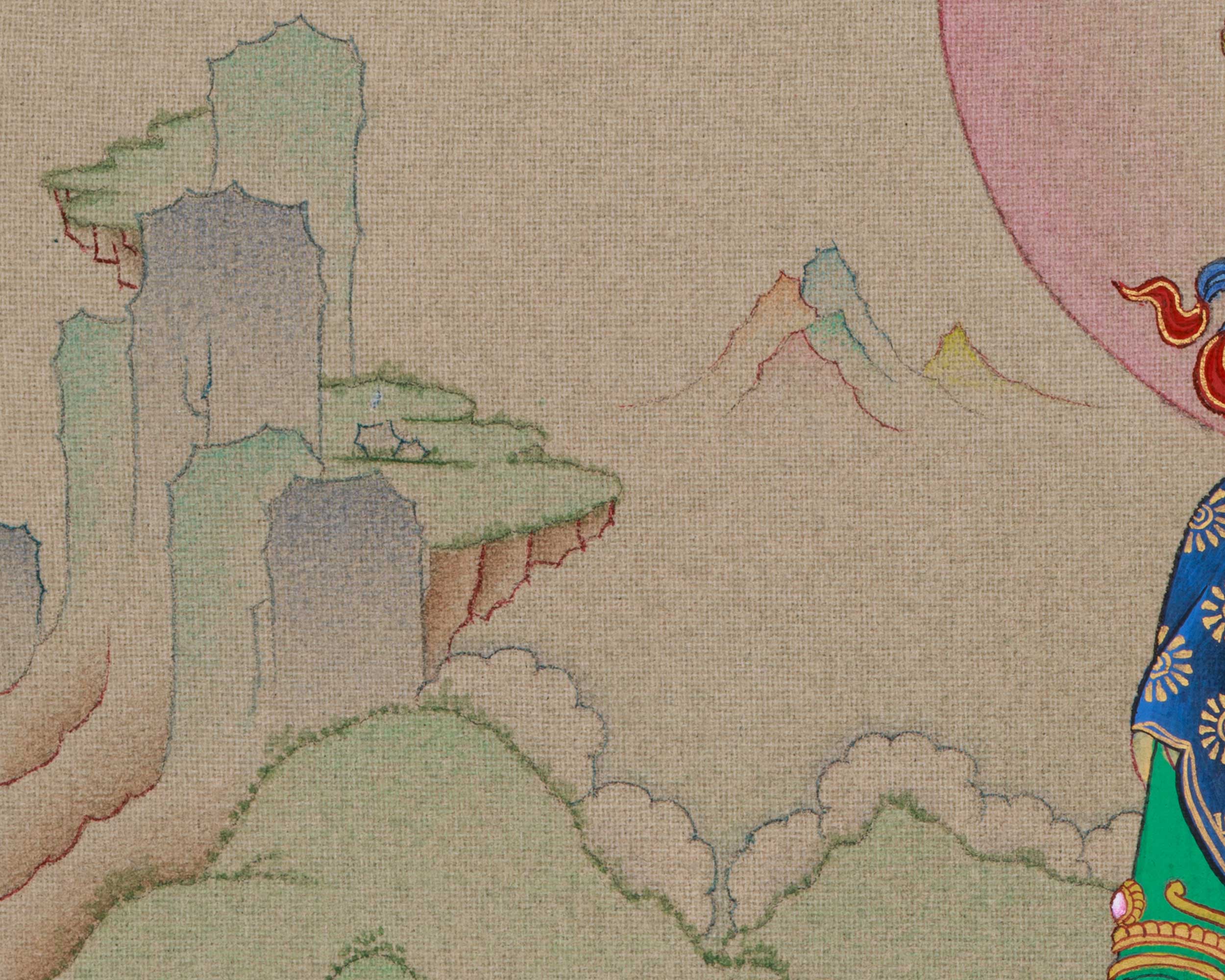 Green Tara Thangka Goddess of Compassion | Mother of Liberation