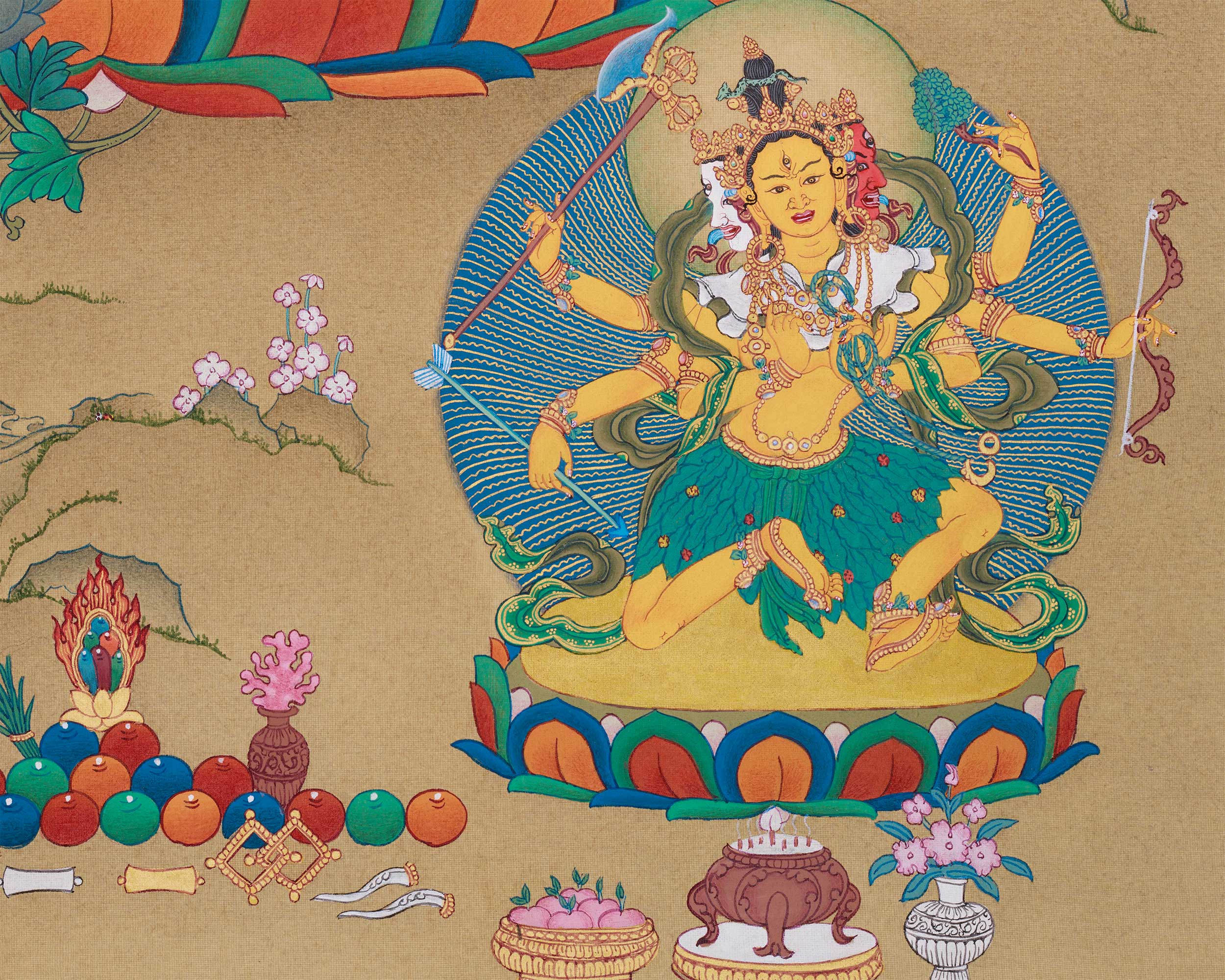 Himalayan Buddhist Goddess Green Tara | A Symbol of Swift Protection and Liberation