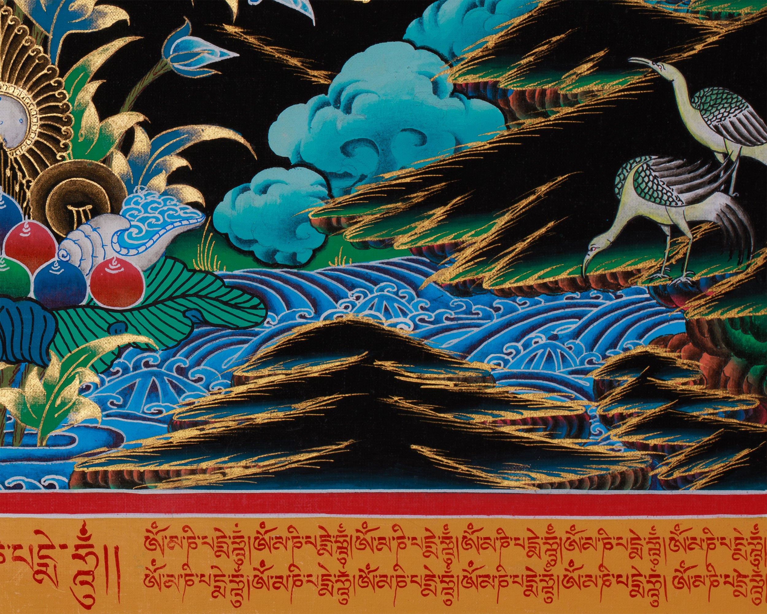 Two Armed Chenrezig Thangka | Embodiment of Infinite Compassion