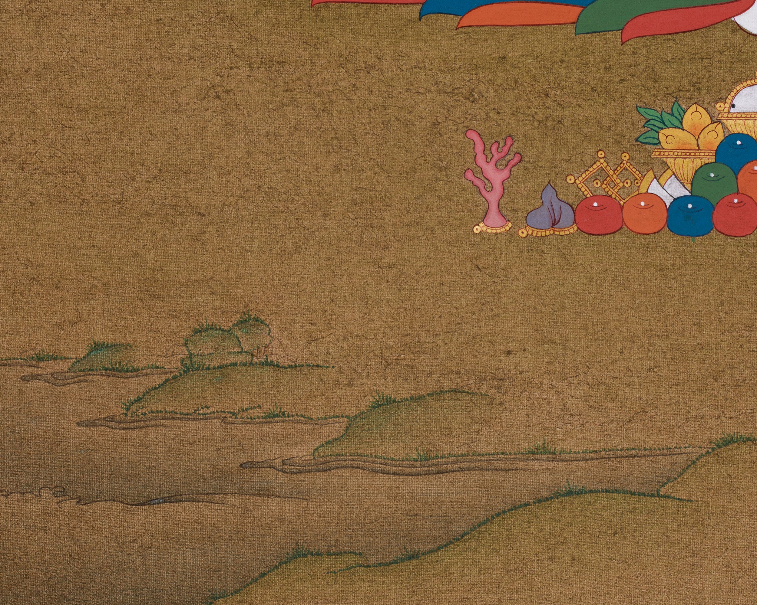 Buddhist Thangka of Shakyamuni Buddha