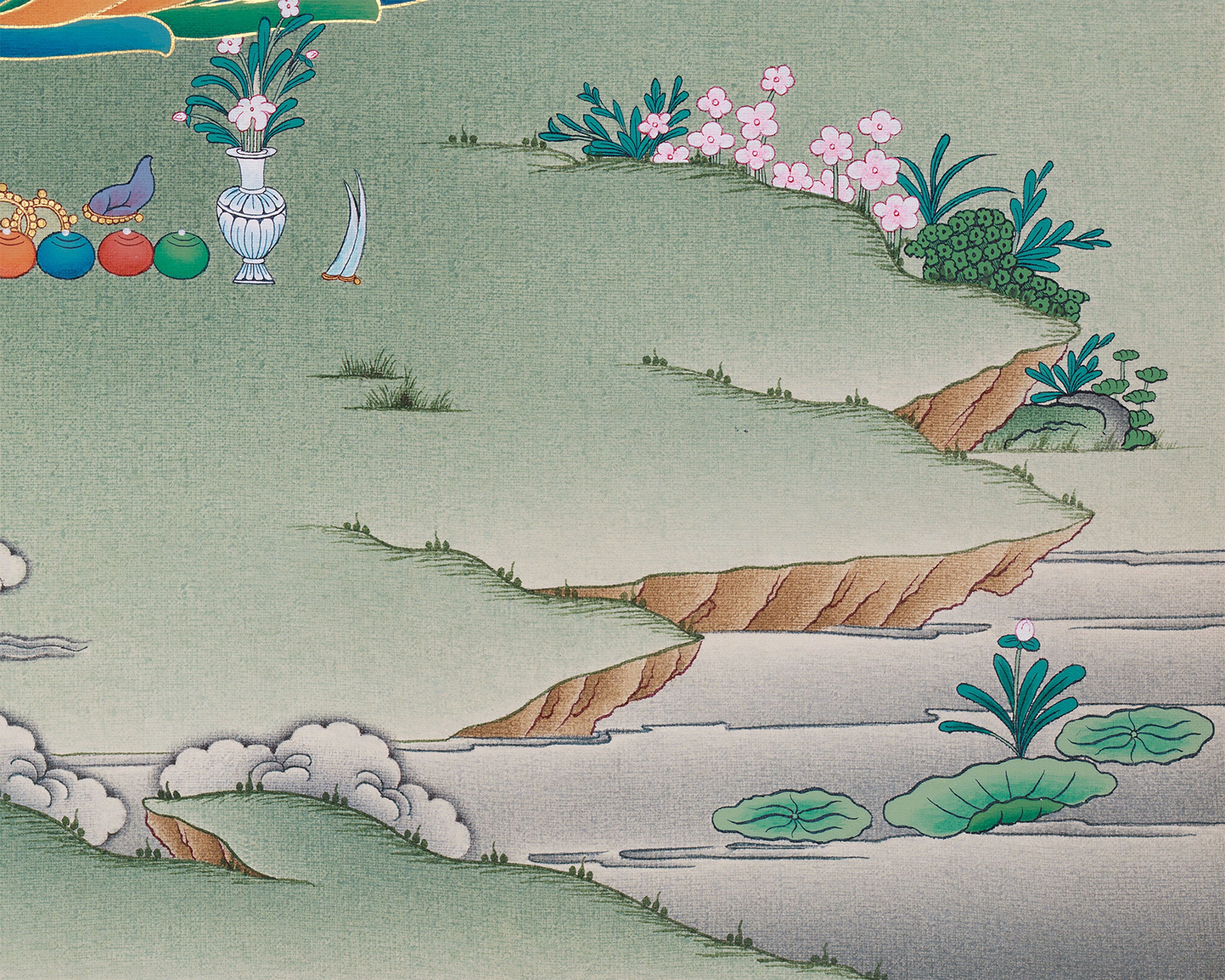 Divine Longevity Goddess Sita Tara | Buddhist Art for Healing and Vitality