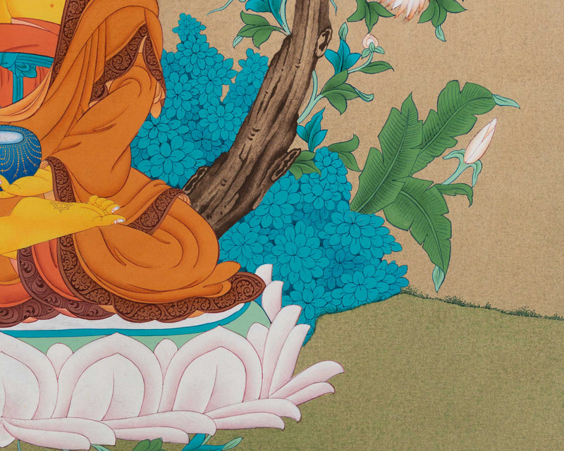 Buddha Shakyamuni Thangka | Tibetan Buddha Painting