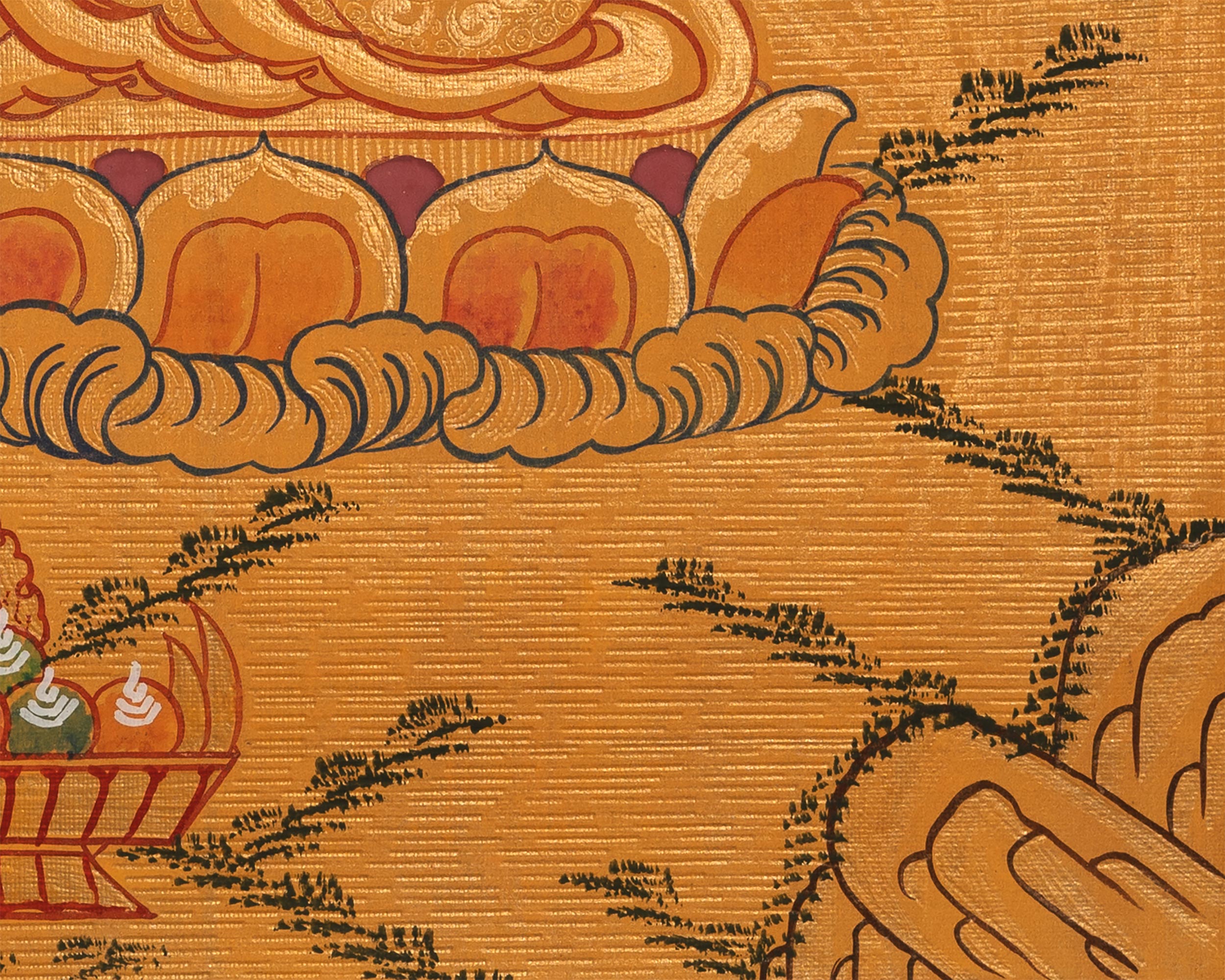 30 cm Siddhartha Gautama Painting | The Buddha of Serenity and Wisdom