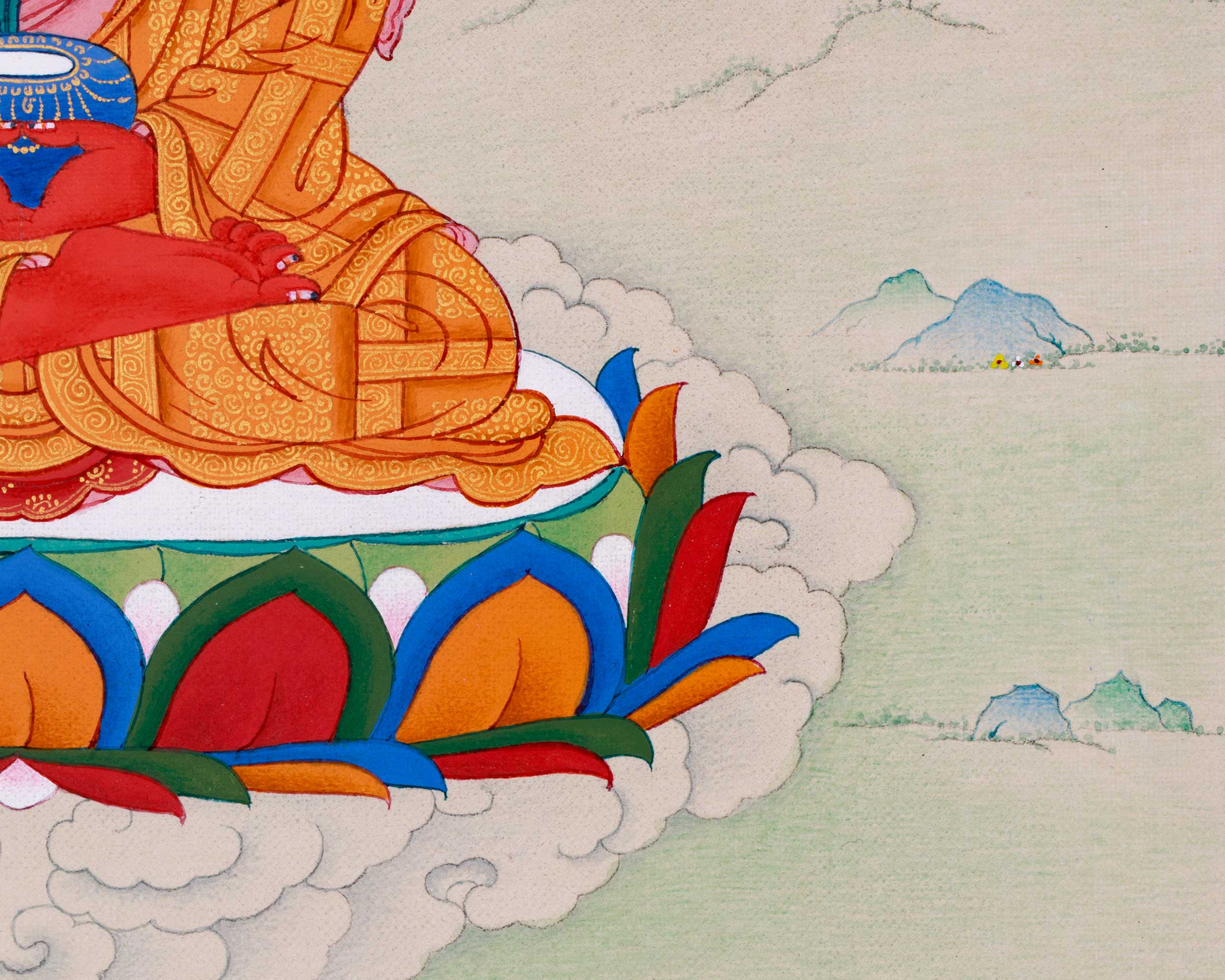Pureland Buddha Amitabha Thangka