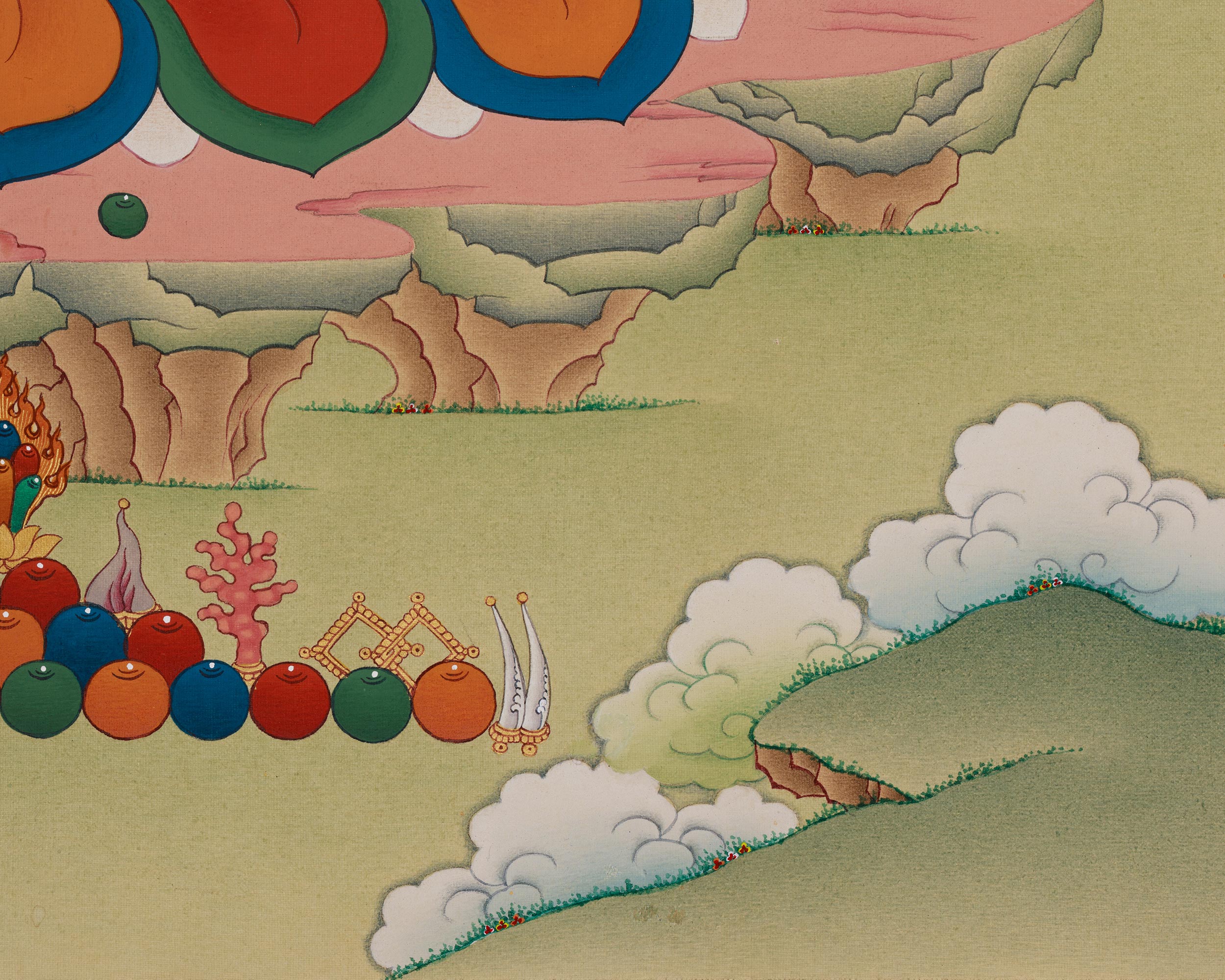 Tibetan Dzambhala Artwork | Symbolized Wealth, Abundance, and Generosity