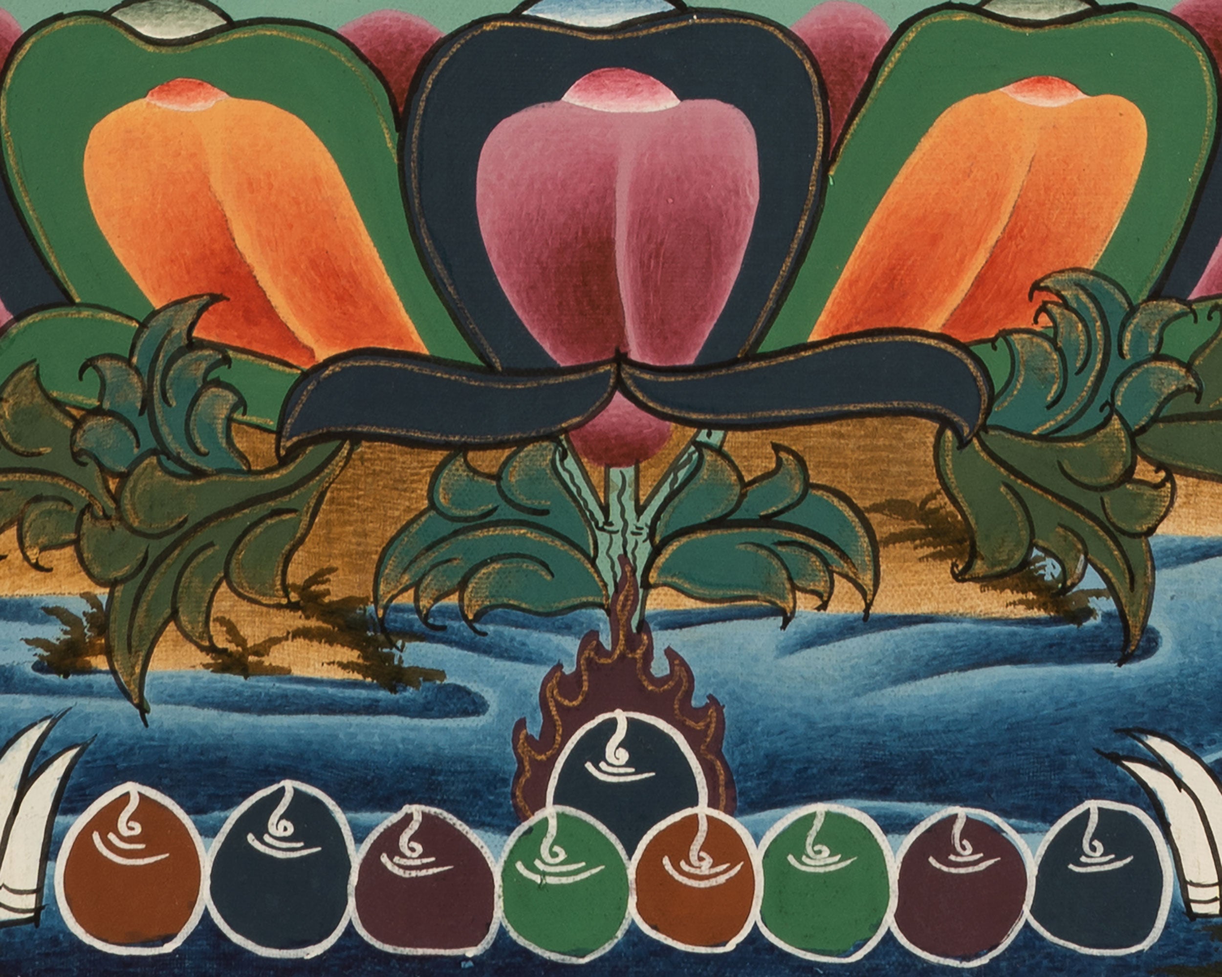 Amitabha Buddha Thangka | Tibetan Buddhist Crafts Wall Hanging