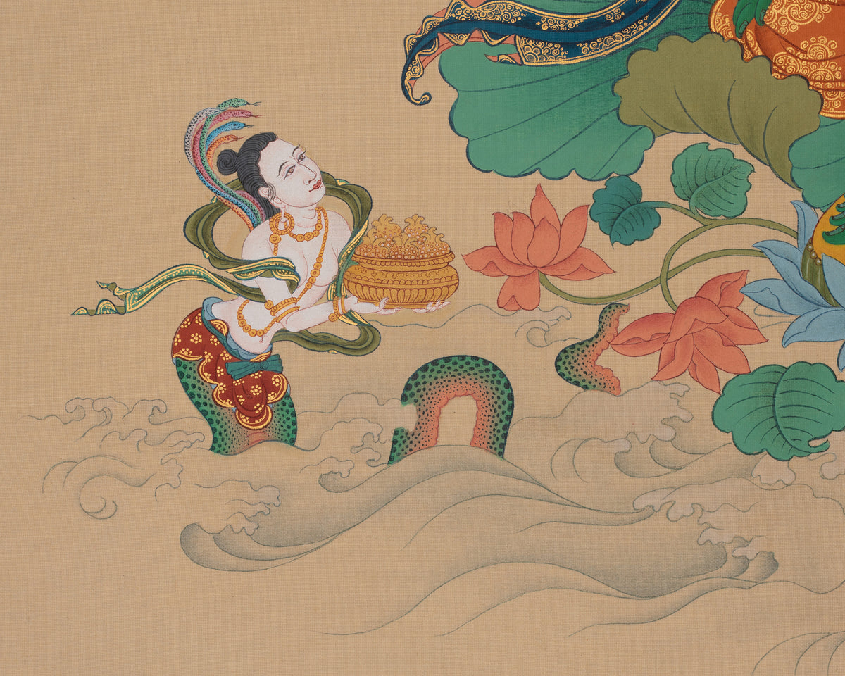 Green Tara Traditional Thangka | Shyama Tara Artwork