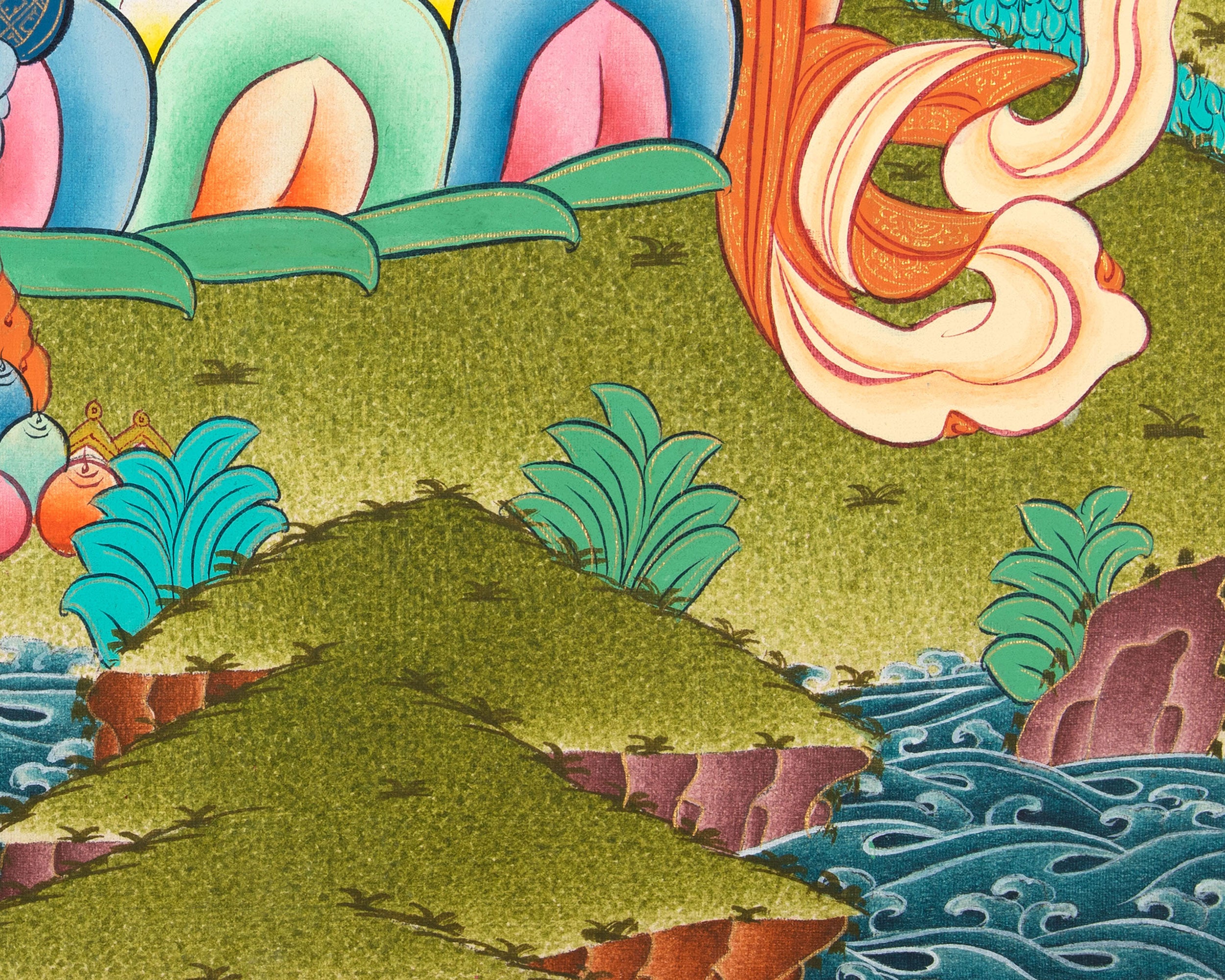 Traditional Tara Artwork | Sacred Green Tara Thangka