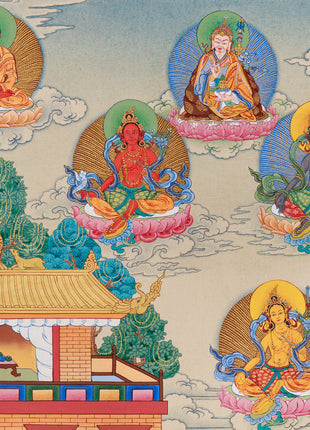 21 Taras Figurine Painting | Taras of Orgyen Chokgyur Lingpa Tradition
