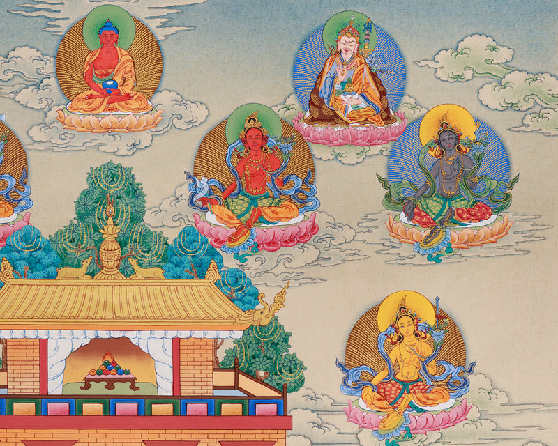 21 Taras Figurine Painting | Taras of Orgyen Chokgyur Lingpa Tradition