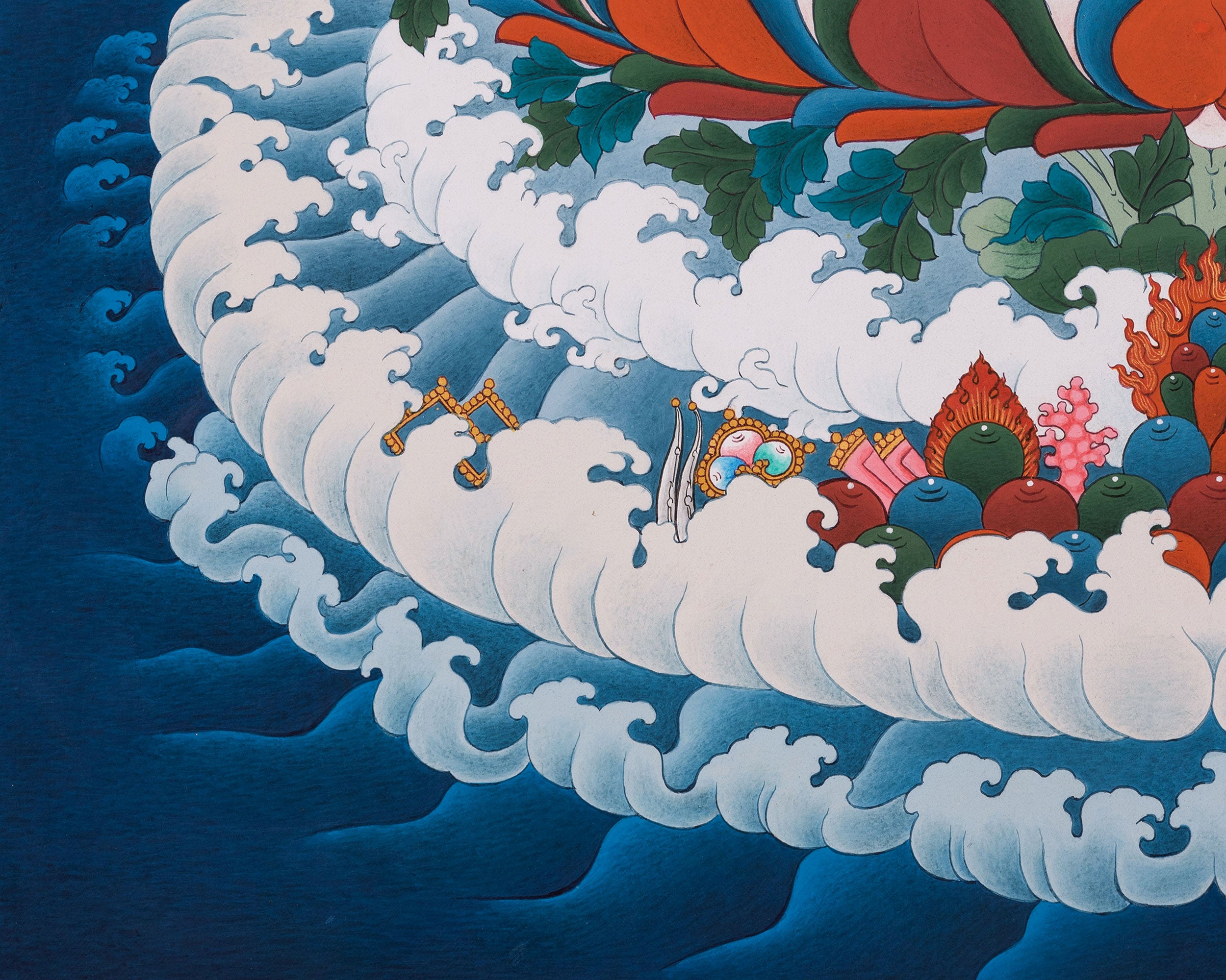 Manjushri: The Buddha of Wisdom | Traditional Karma Gadri Style