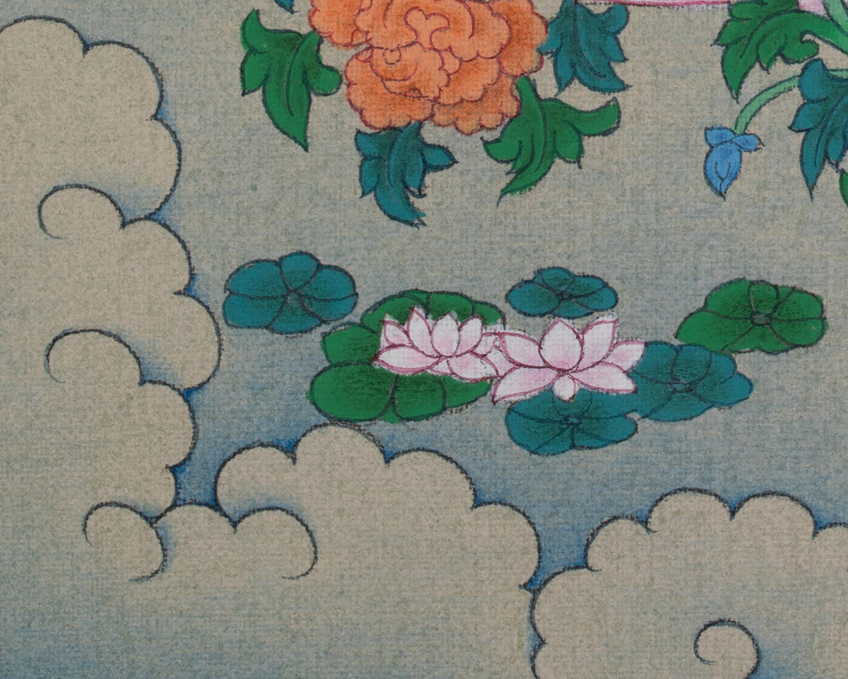 Green Tara Swift Compassion Thangka | Divine Protection Deity | Shyama Tara