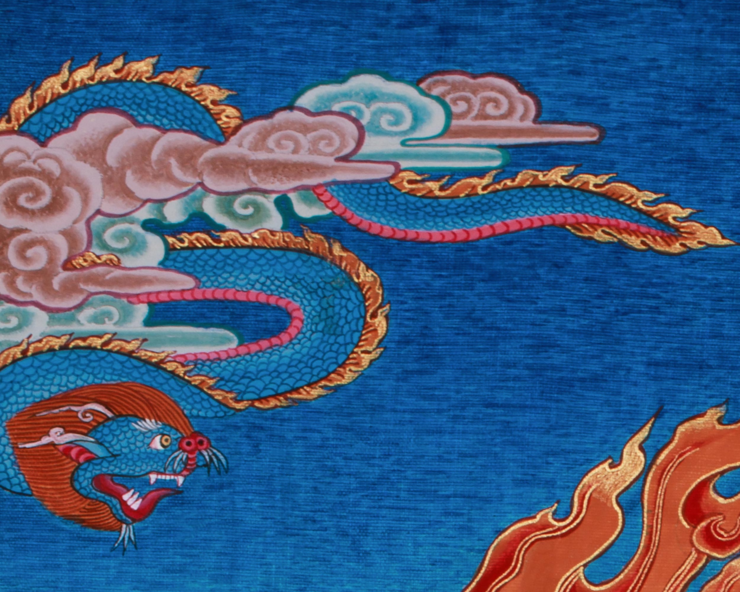Rahula Thangka | Wrathful Protector of Spiritual Pathways