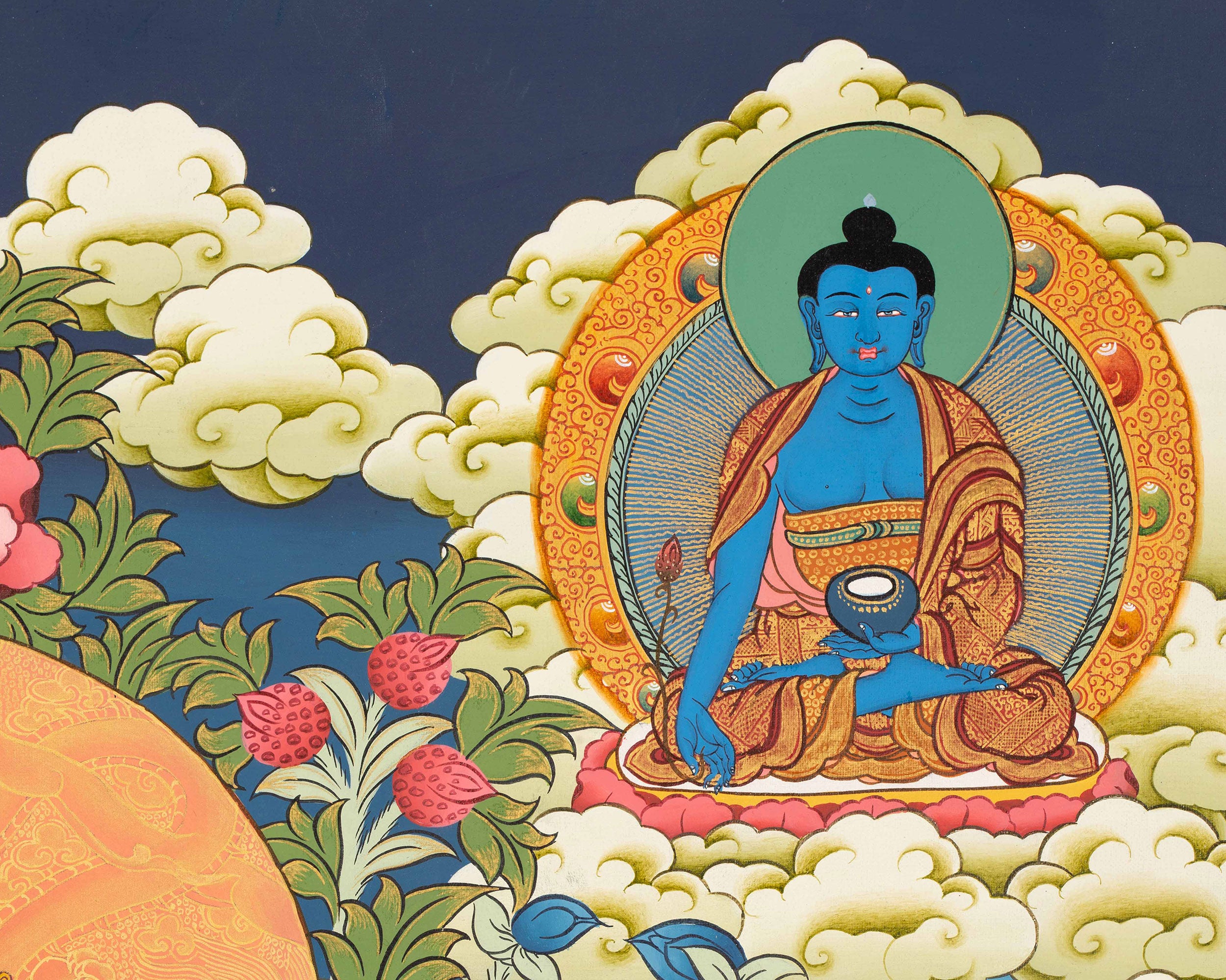 Traditional Goddess Green Tara Painting | Mother of Compassion and Swift Protector