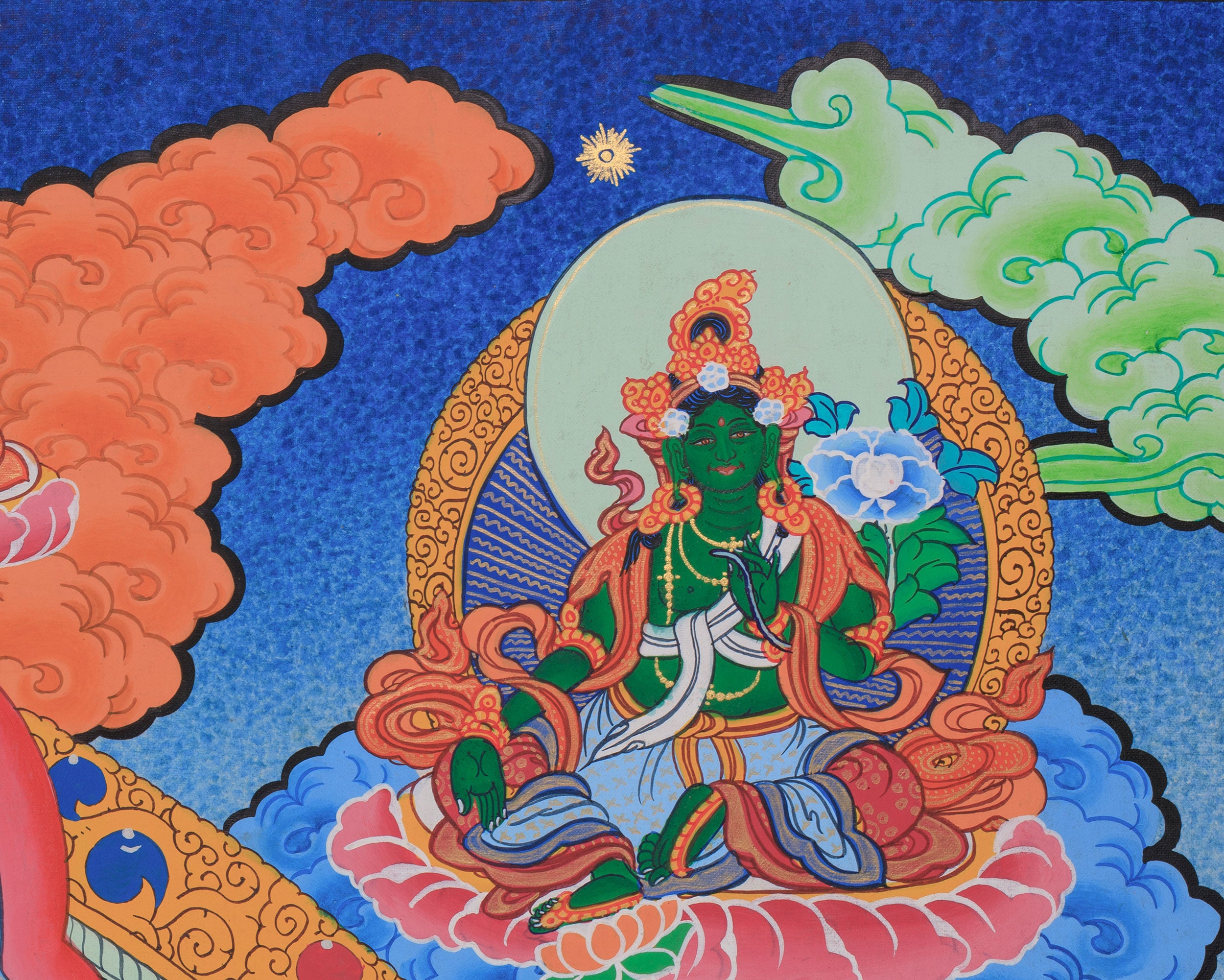 Tibetan Bodhisattva 1000 Armed Avalokiteshvara | Compassionate Protector of All Beings