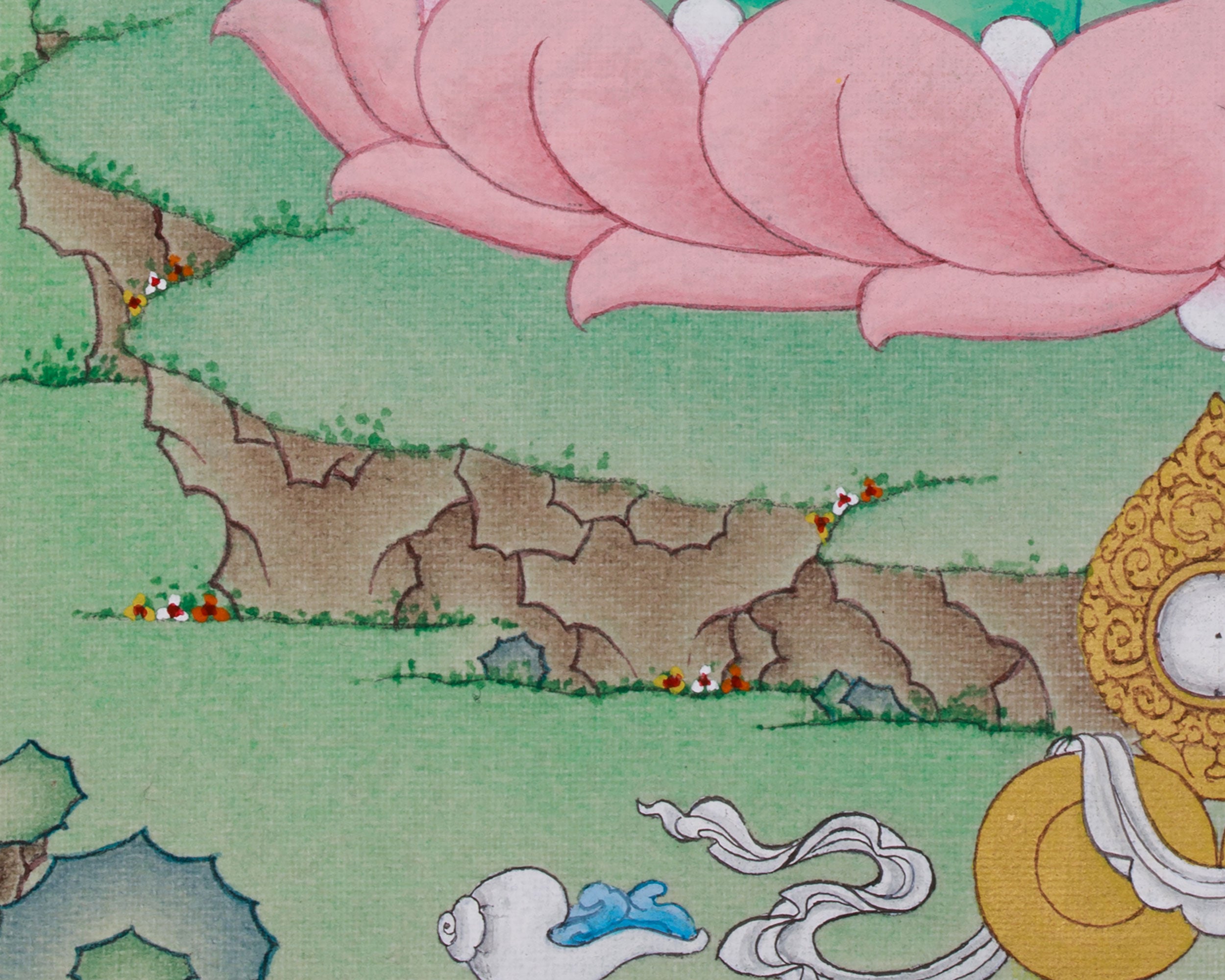 Buddhist Thangka of Shakyamuni Buddha