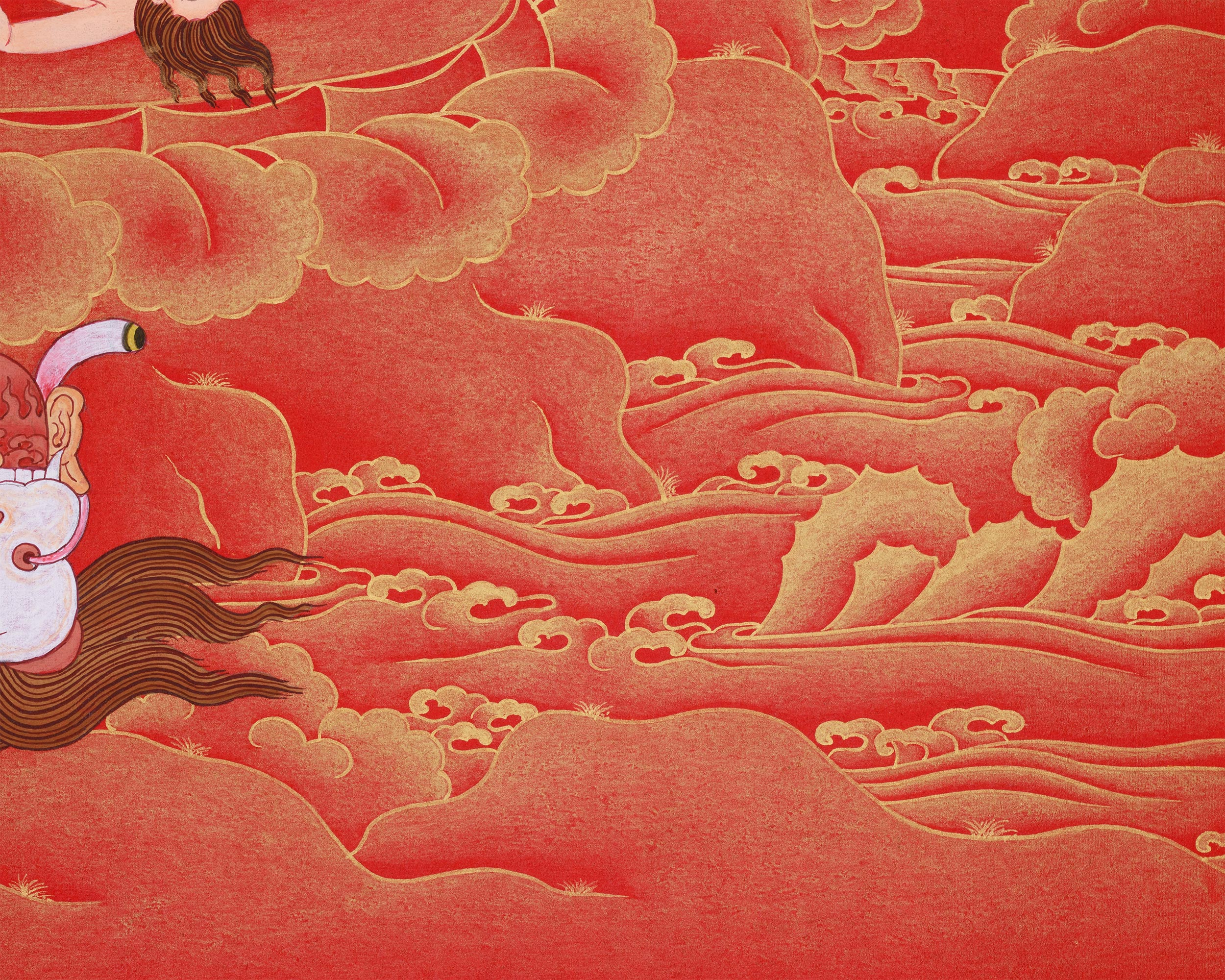 Sacred Dorje Phagmo (Vajravarahi) Thangka | Fierce Wisdom Dakini of Transformation