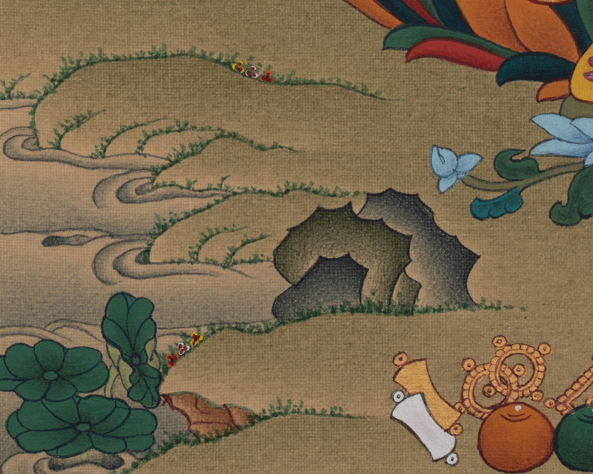 Drolma Marpo Thangka | A Powerful Female Deity | Red Tara