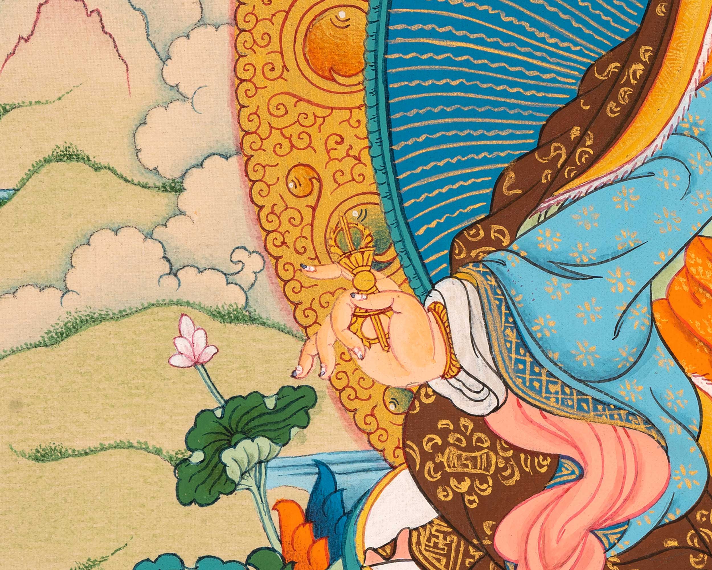 Small Guru Rinpoche Thangka