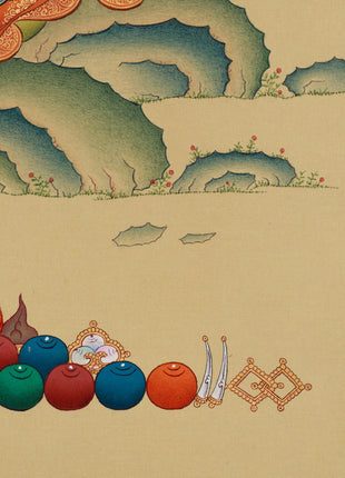Rare Wisdom Bodhisattva Manjughosa | Traditional Masterpiece for Collectors