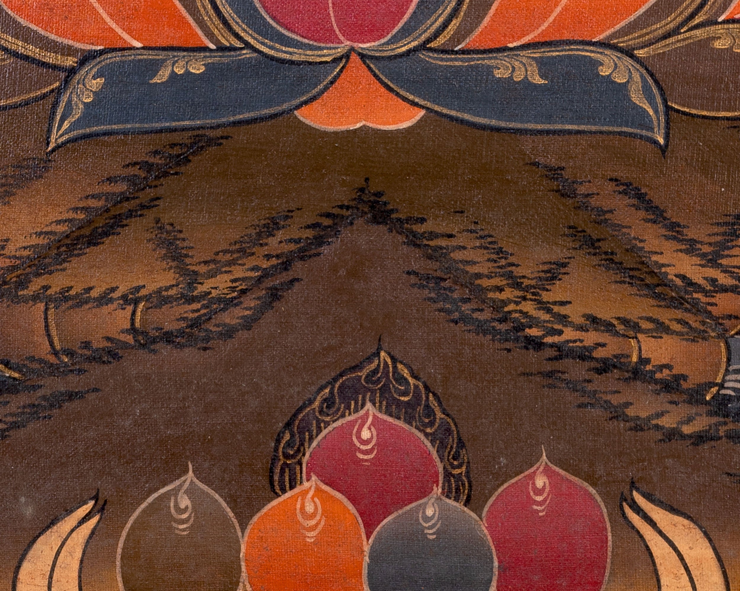 Shakyamuni Buddha Tibetan Thangka | Religious Buddhist Art | Wall Decors
