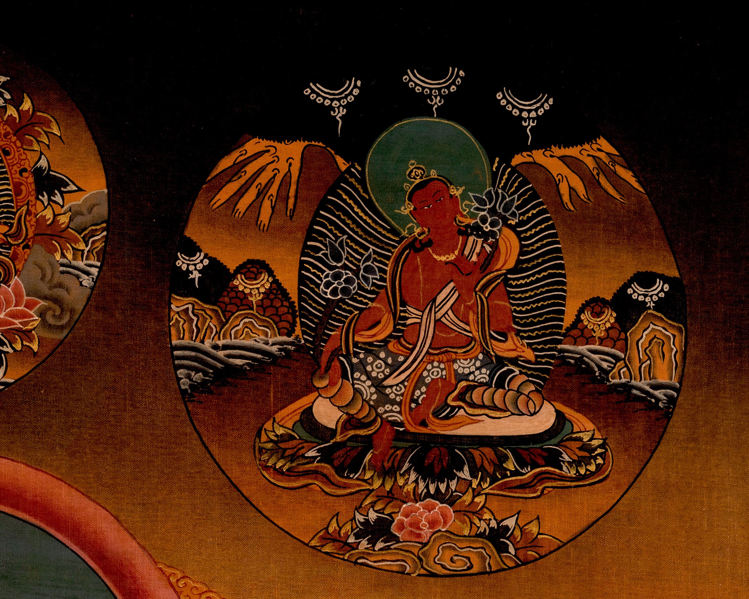 Oil Varnished Shakyamuni Buddha Thangka | Sacred Thangka of the Enlightened One
