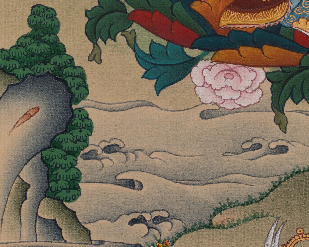 Padmasambhava Buddhist Artwork | Guru Rinpoche Art | Tibetan Master