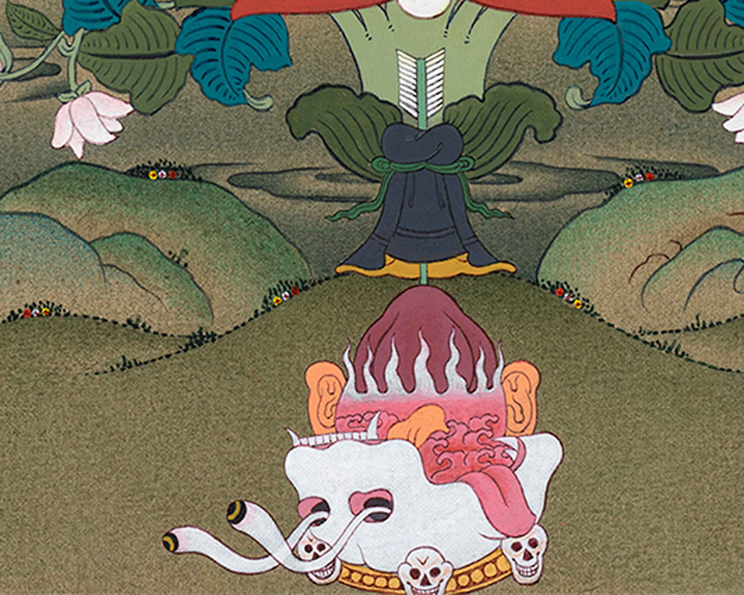 Traditional Kurkulla Thangka | Sacred Art For Daily Practice | Buddhist Decor