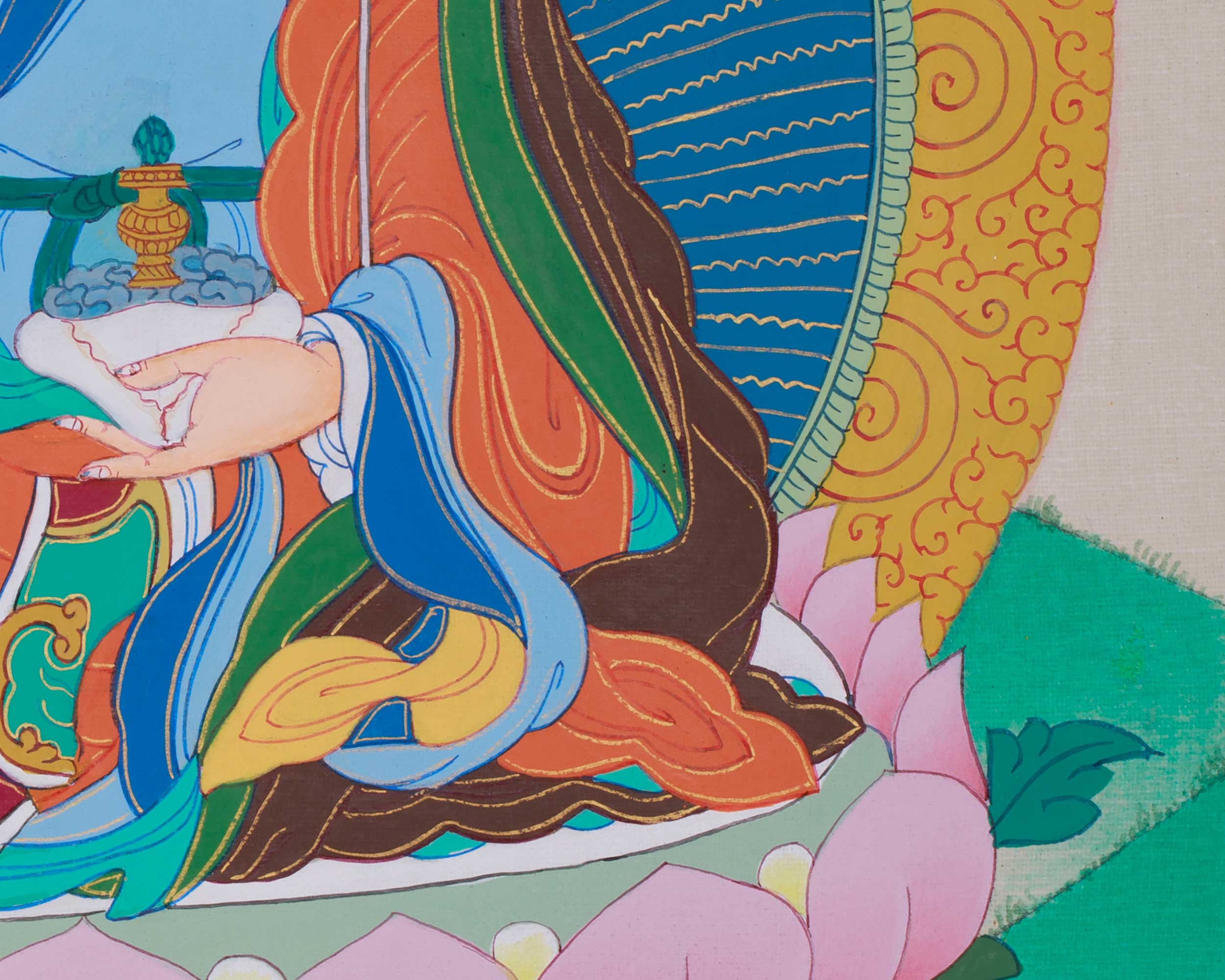 Handmade Tibetan Guru Padmasambhava | Lotus Born Master