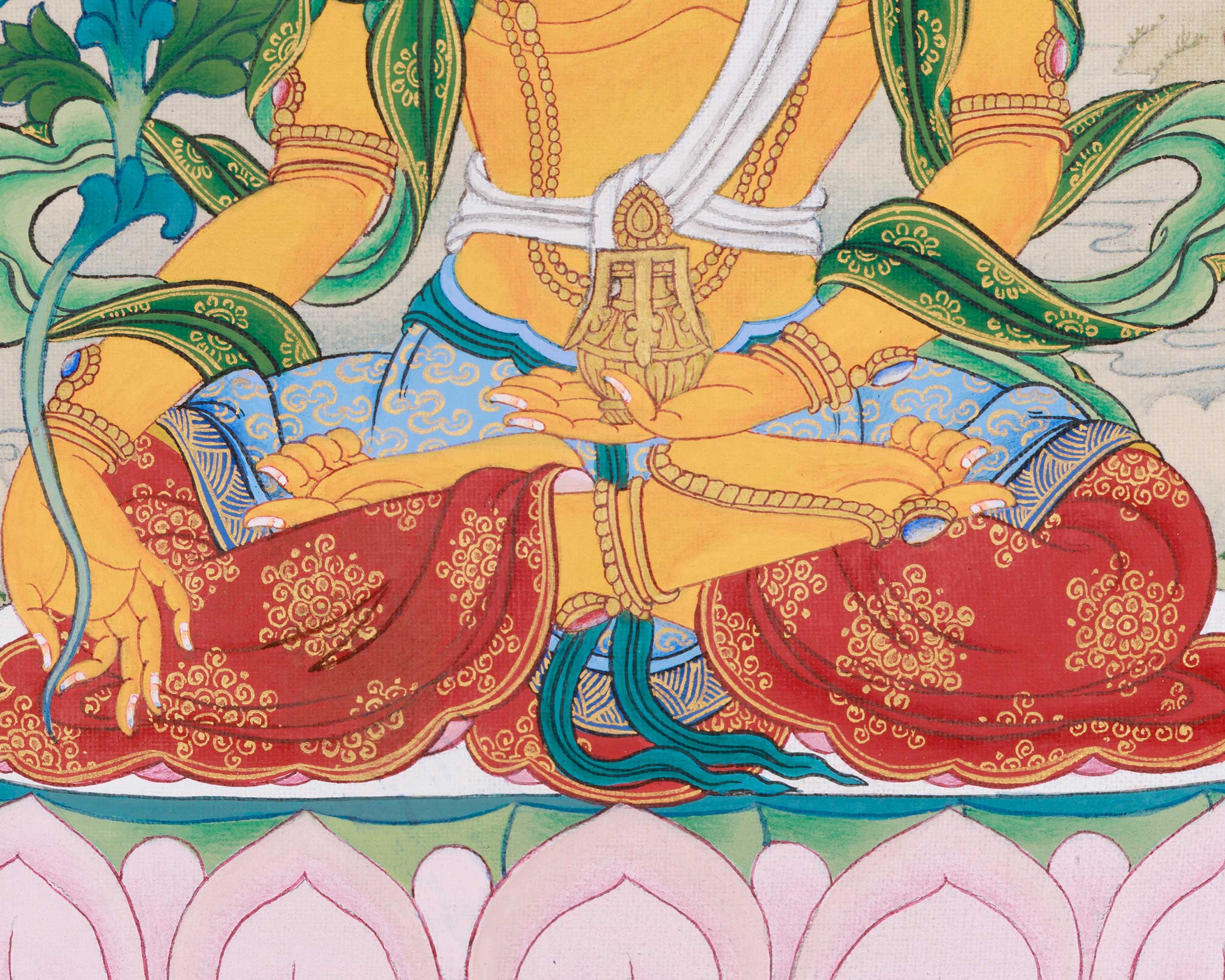 Kshitigarbha Artwork | The Bodhisattva of Compassion and Protector of Souls