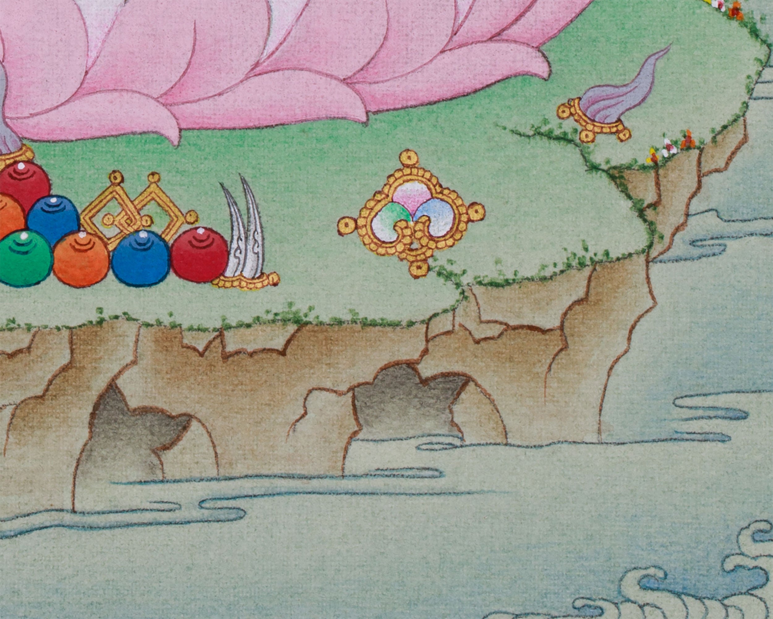 Thangka of Chenresig Buddha | Compassion and Wisdom