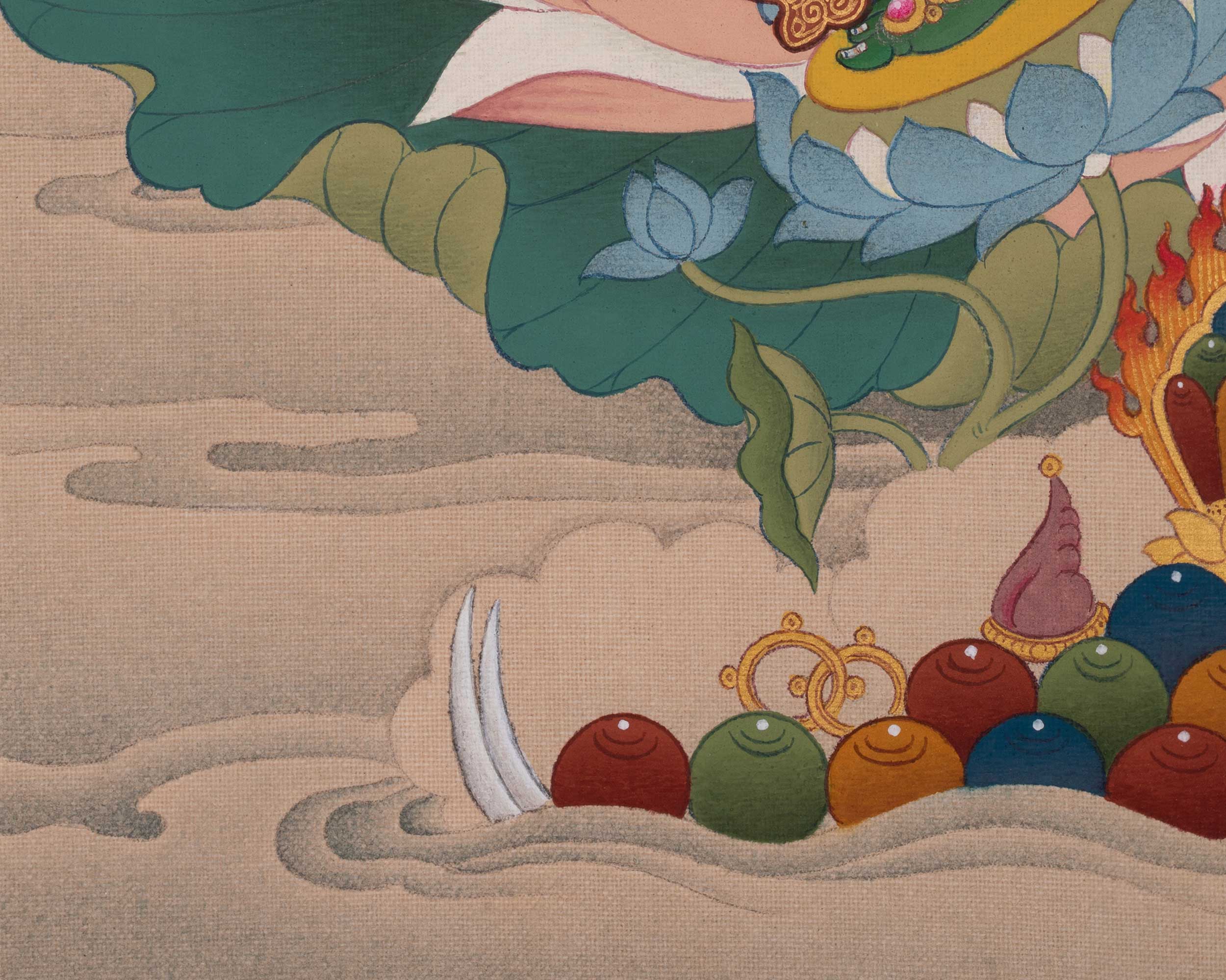 Green Tara Compassion Artwork | Female Buddha | Mother of All Buddhas | Feminine Empowerment