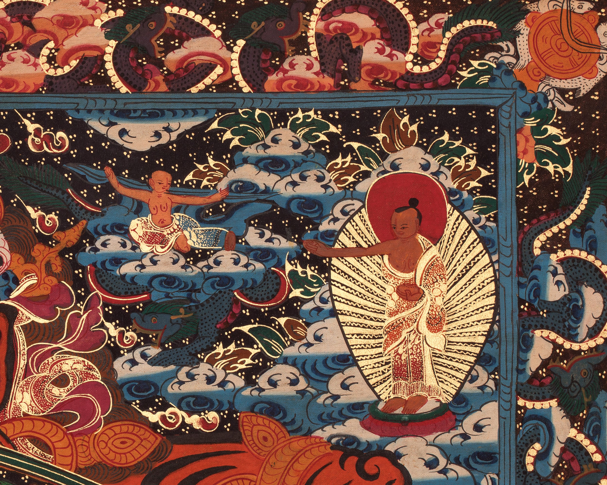 Himalayan Wheel of Life Artwork | Samsara and Enlightened Wisdom