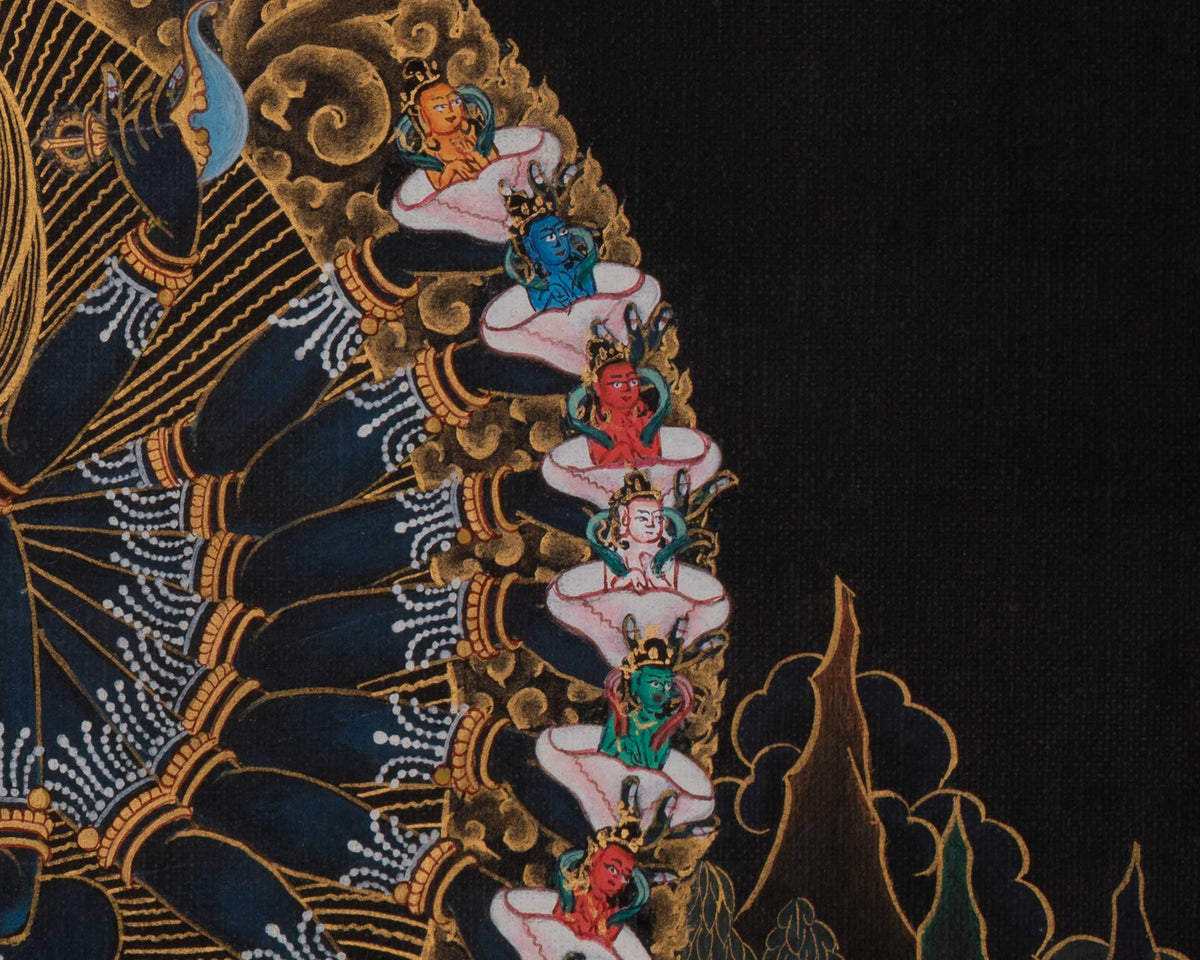 Hevajra Thangka Painting | Tantric Deity of Enlightened Wisdom