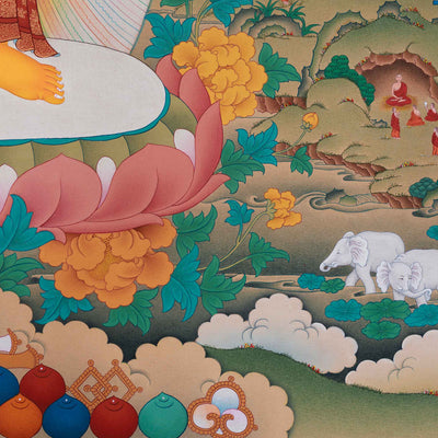 Standing Siddhartha Gautama Thangka | Founder of Buddhism