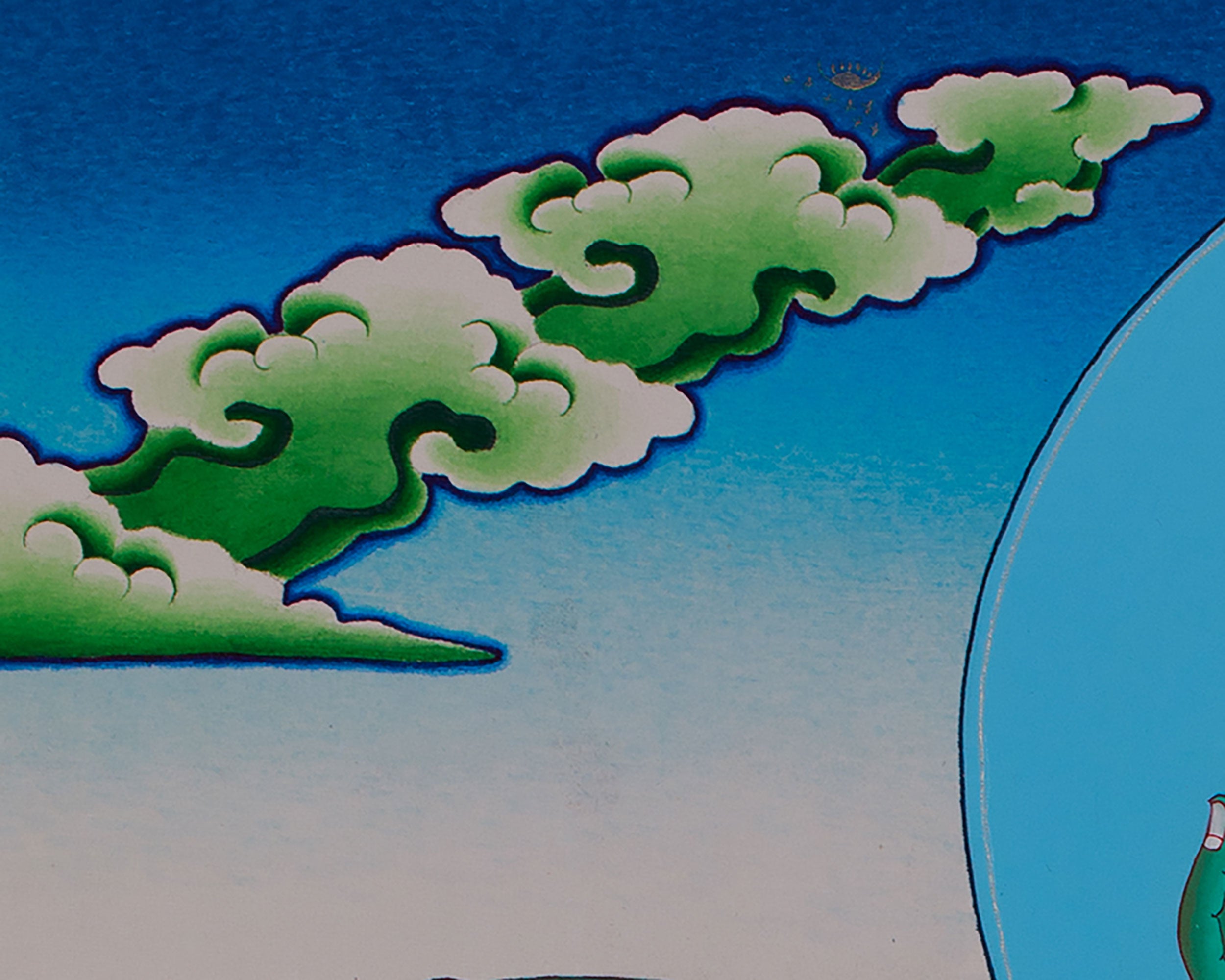 Hand-Painted Milarepa Thangka | Tibetan Buddhist Master