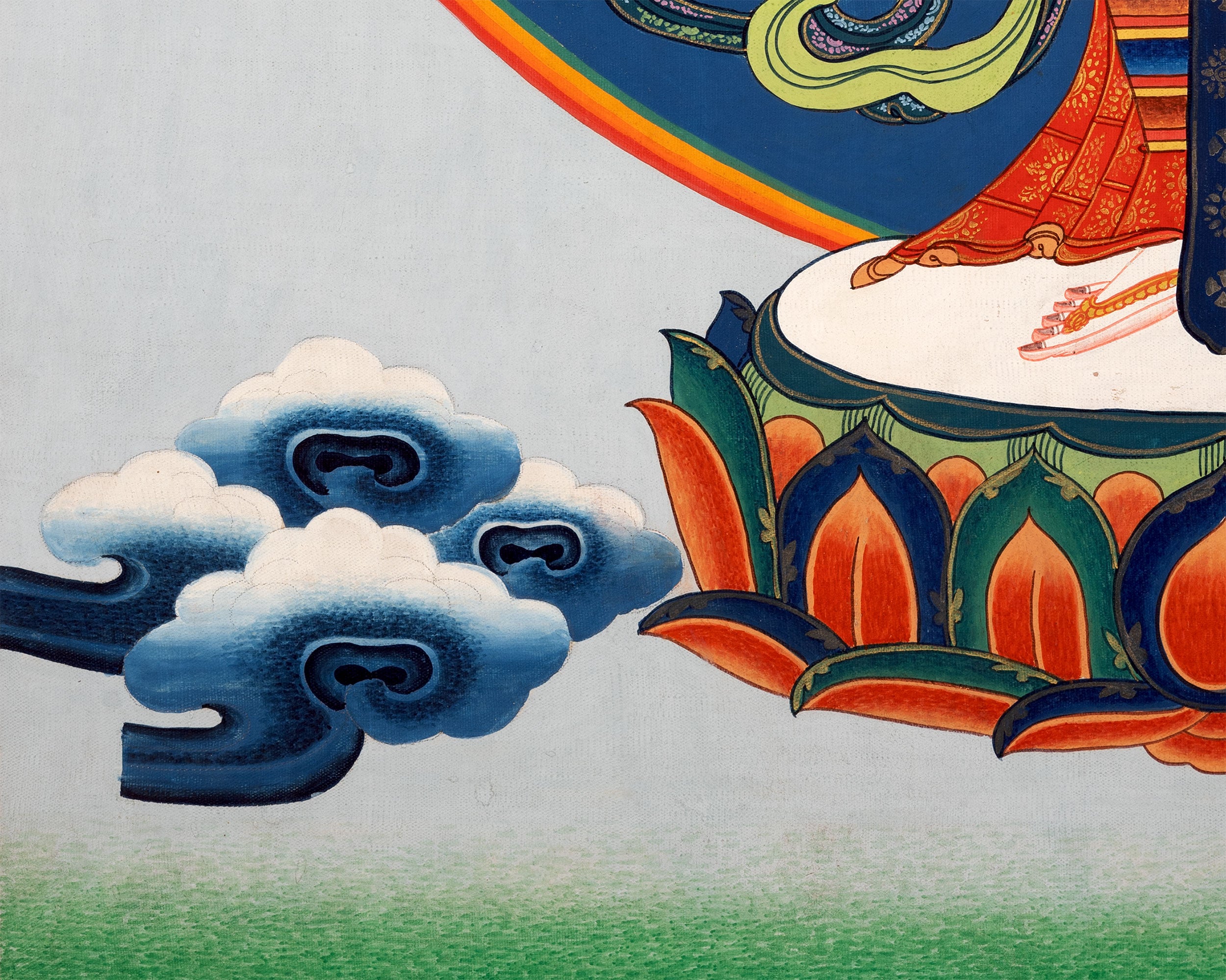 Avalokiteshvara Chenresig Thangka | Tibetan Traditional Painting | Wall Hanging Decors