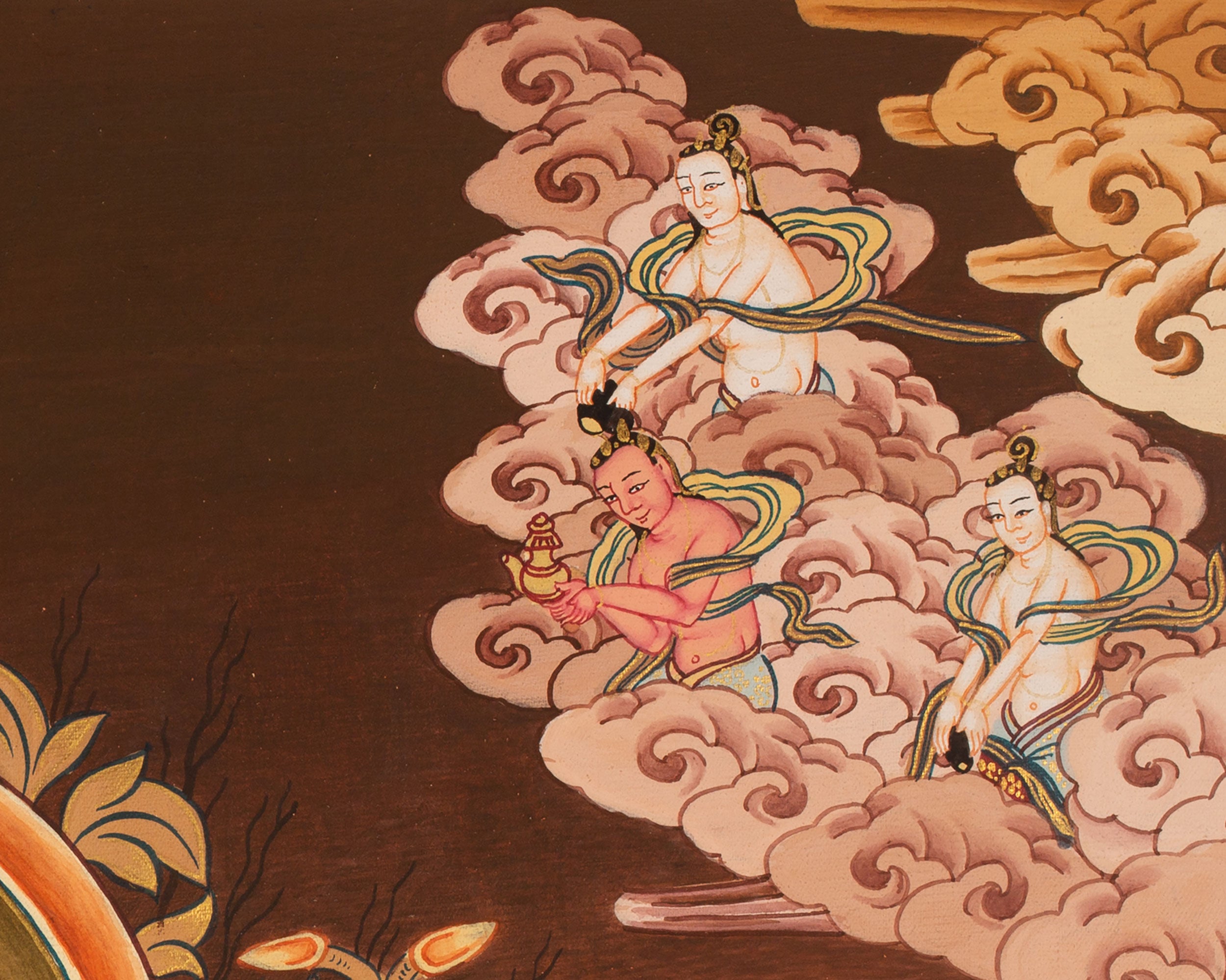 Manjushree Thangka | Bodhisattva Of Wisdom | Wall Decorative Art