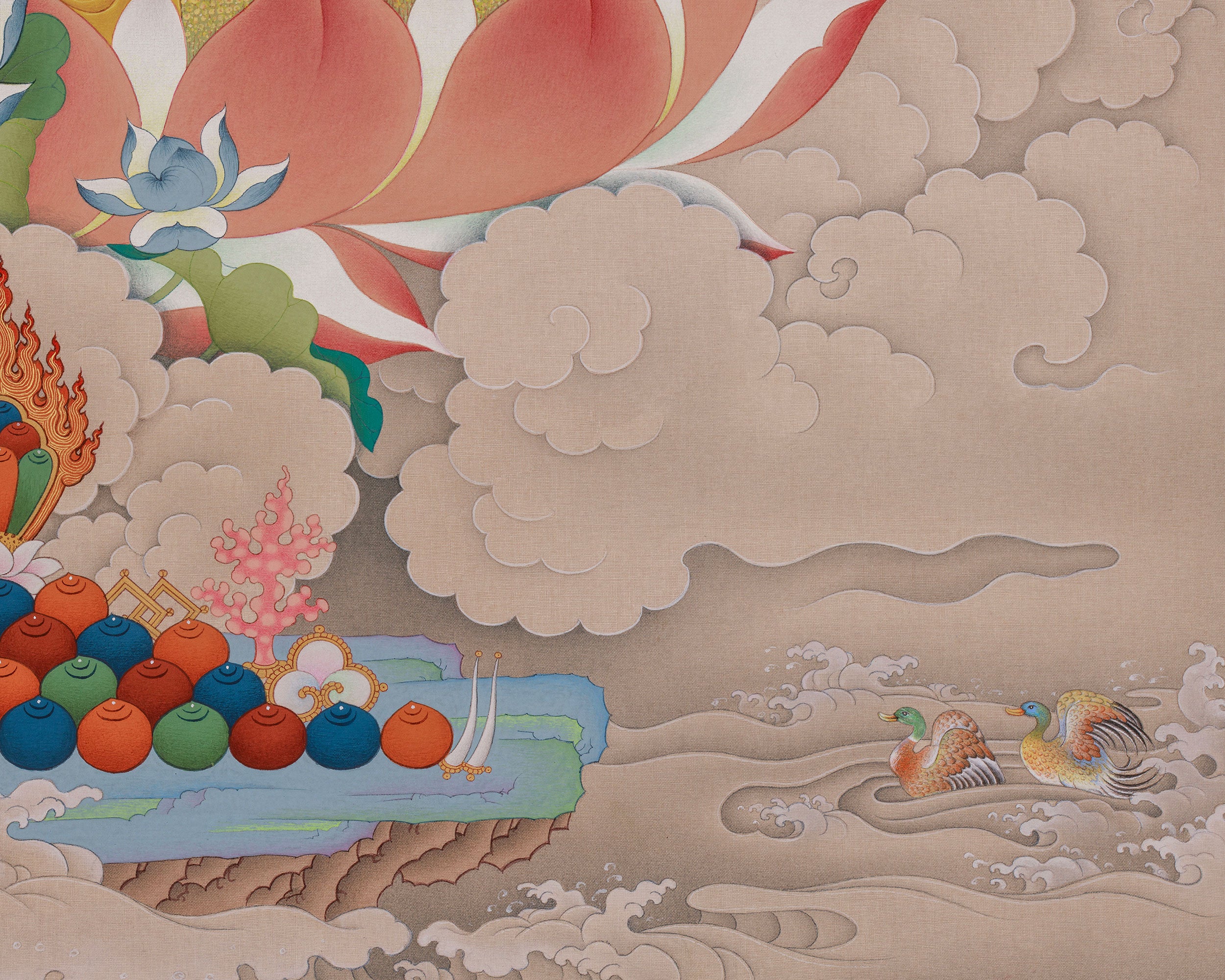 Compassion Deity Green Tara Thangka | Mother of All Buddha