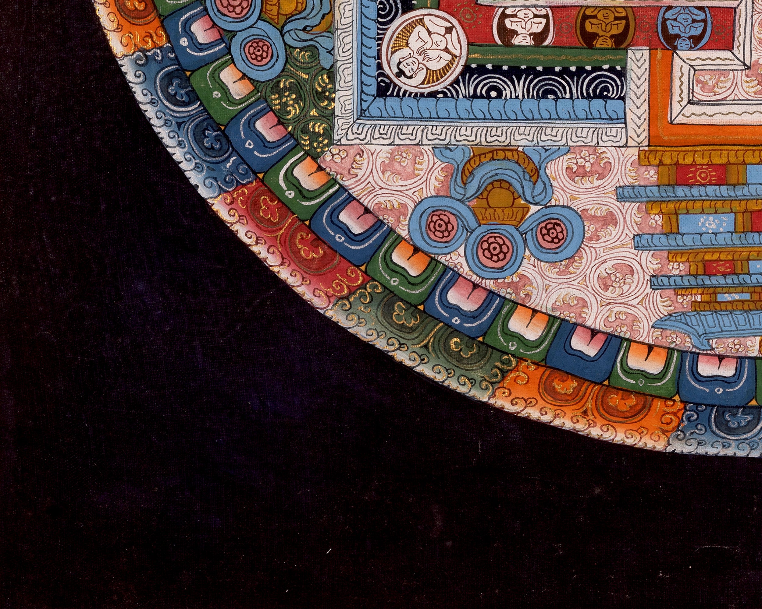 Amitayus Buddha Mandala Thangka | Wall Hanging