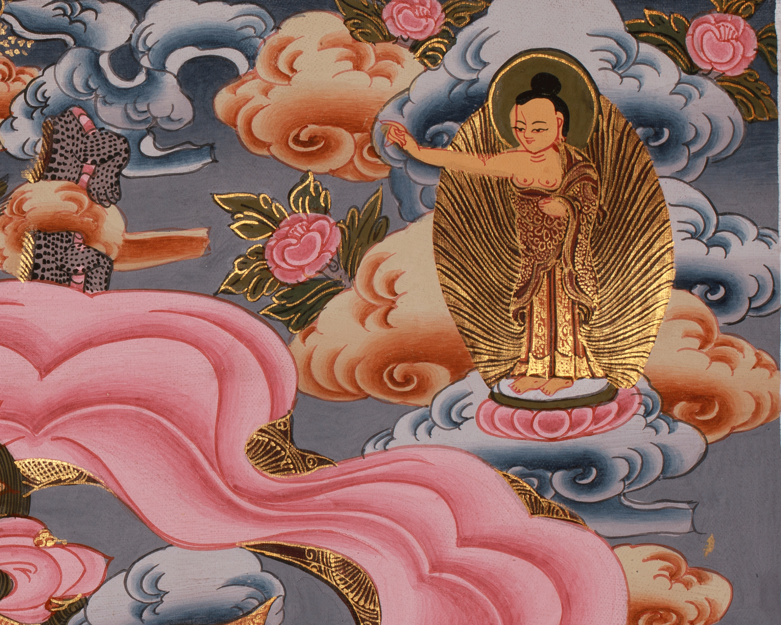 Himalayan Thangka of Wheel of Life | Cycle of Birth, Death, and Rebirth
