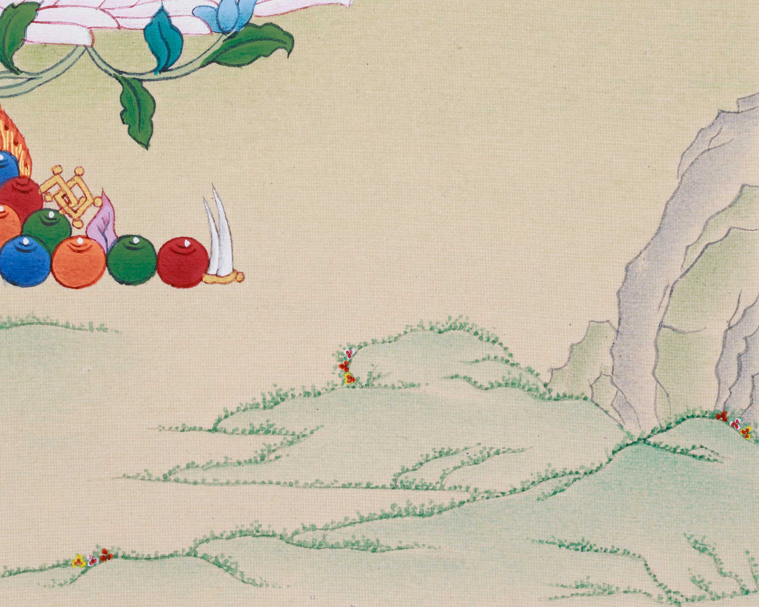 Traditional Shyama Tara Thangka | Green Tara, Goddess of Healing and Liberation