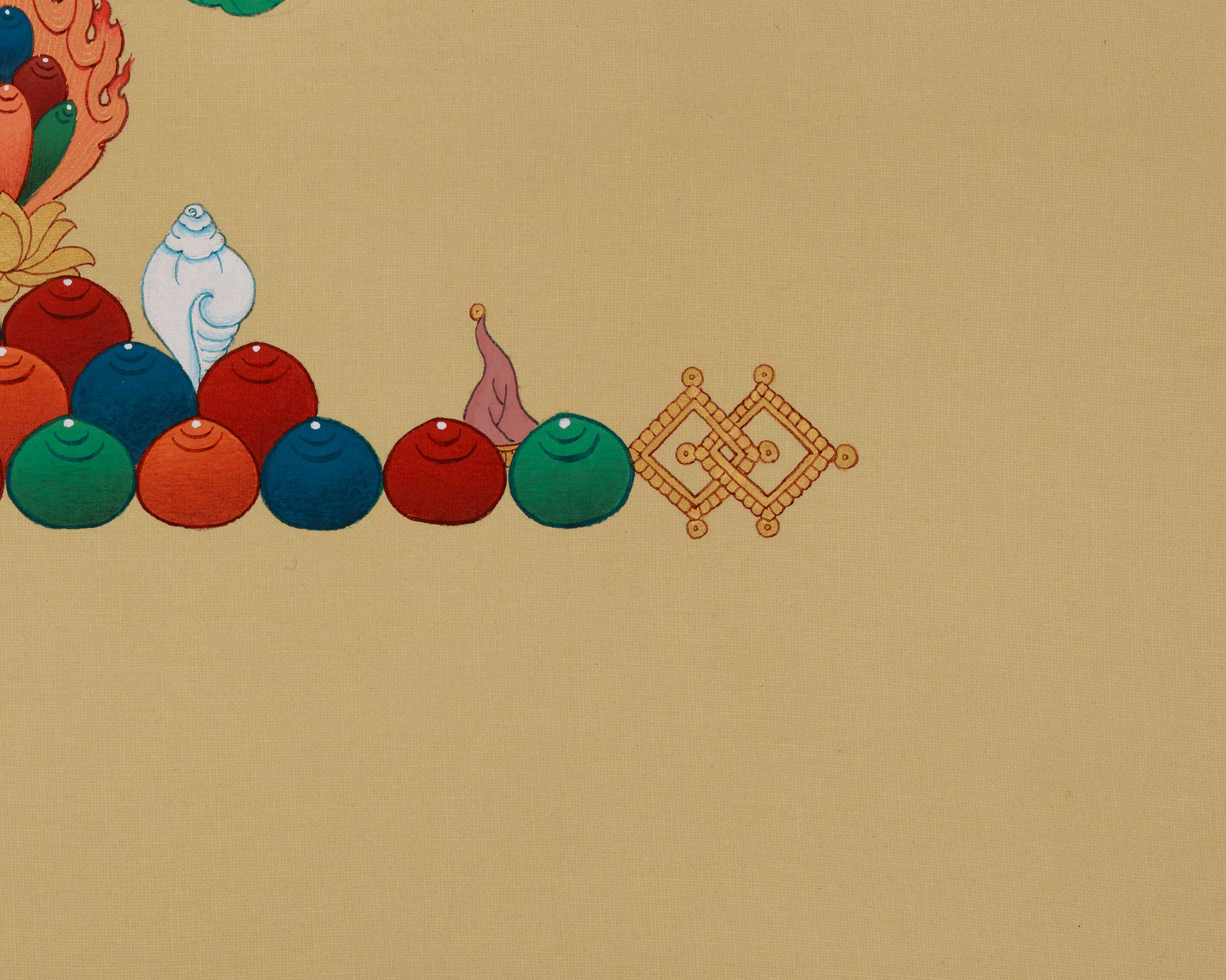 Peaceful Thangka of Shakyamuni Buddha | Founder of the Buddhist Religion